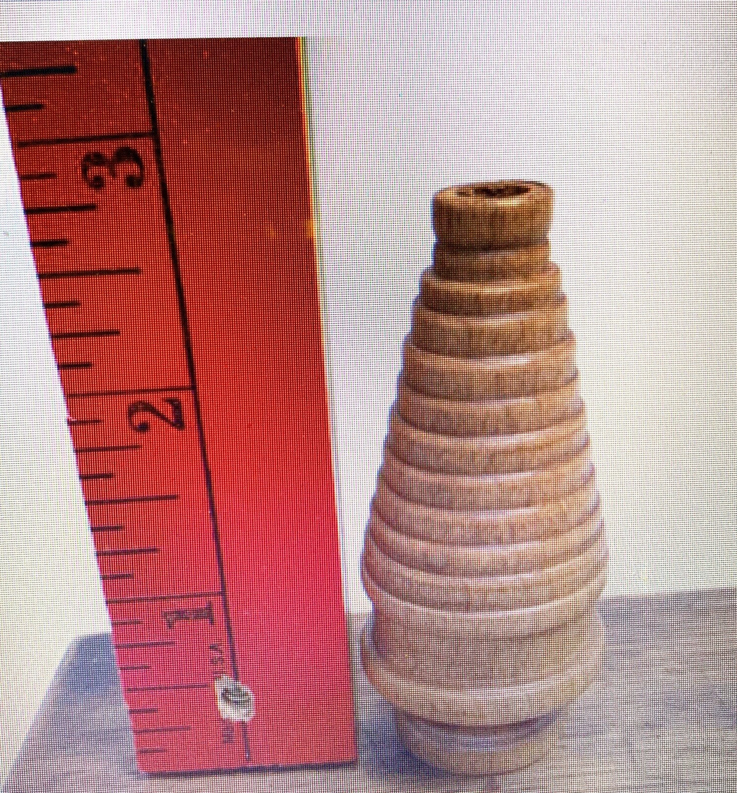 Spools Small Industrial Quills Textile Bobbin Vintage Wood NOS lot-6: