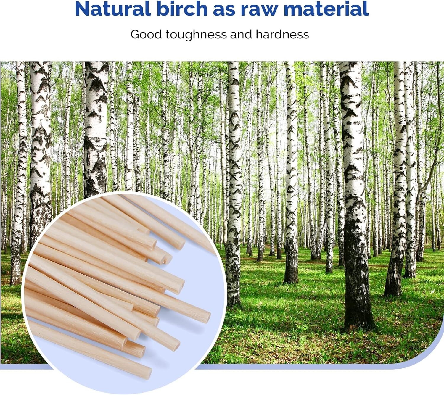 1000Pcs Cotton Swabs Wooden Handle Sticks 3 " Q-Tips Medical Use Supply