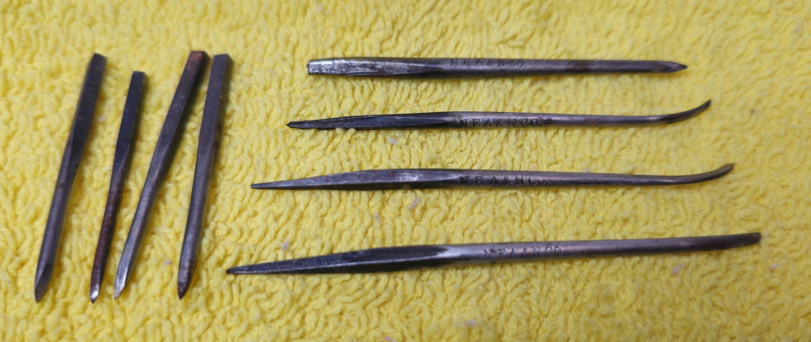 Antique Medical Surgical Suture Instruments NEA & N Co. Civil War Era Lot Of 8
