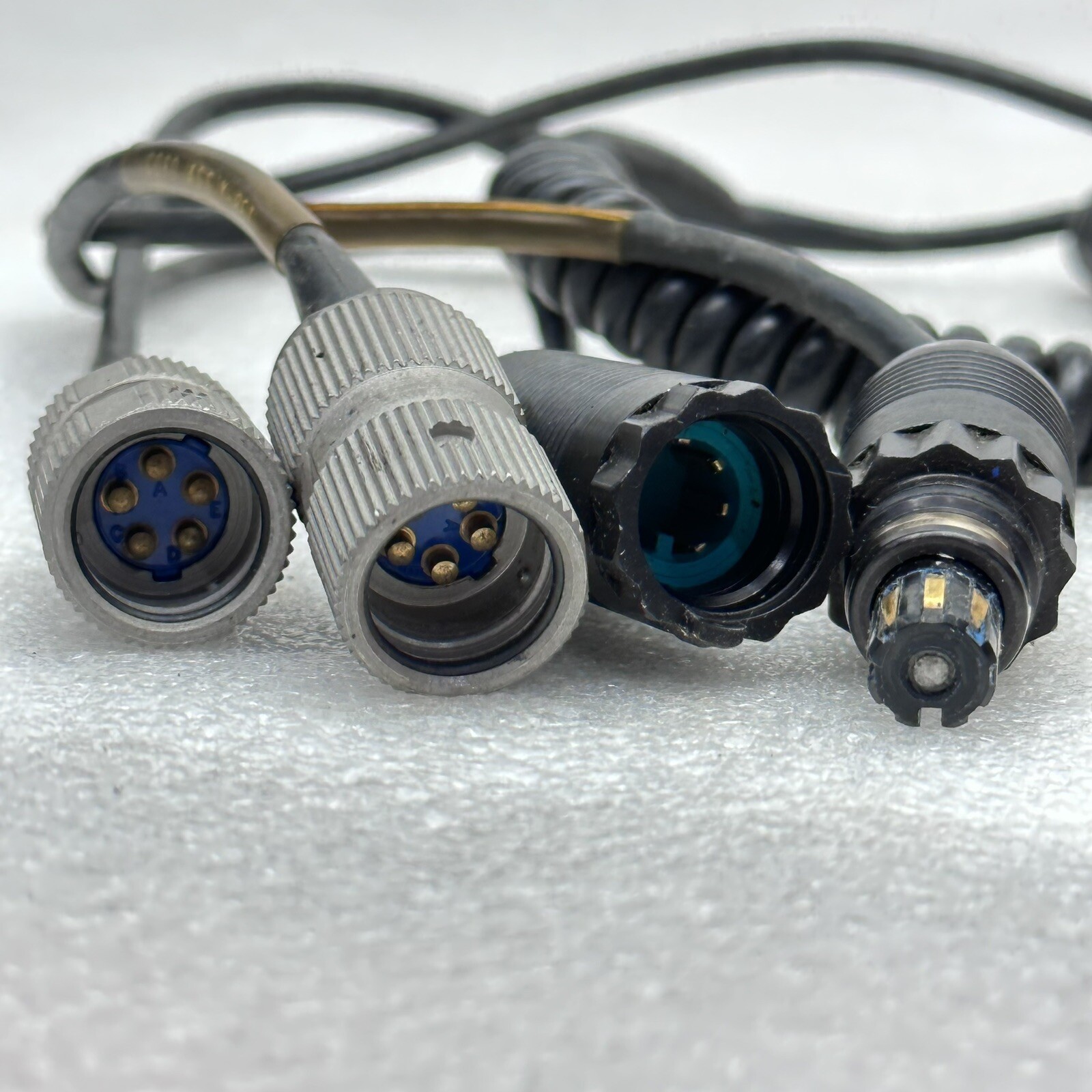 CVC Crewman Helmet VIC-3 Communication Cable w/ U229 Military Radio Bailout Plug