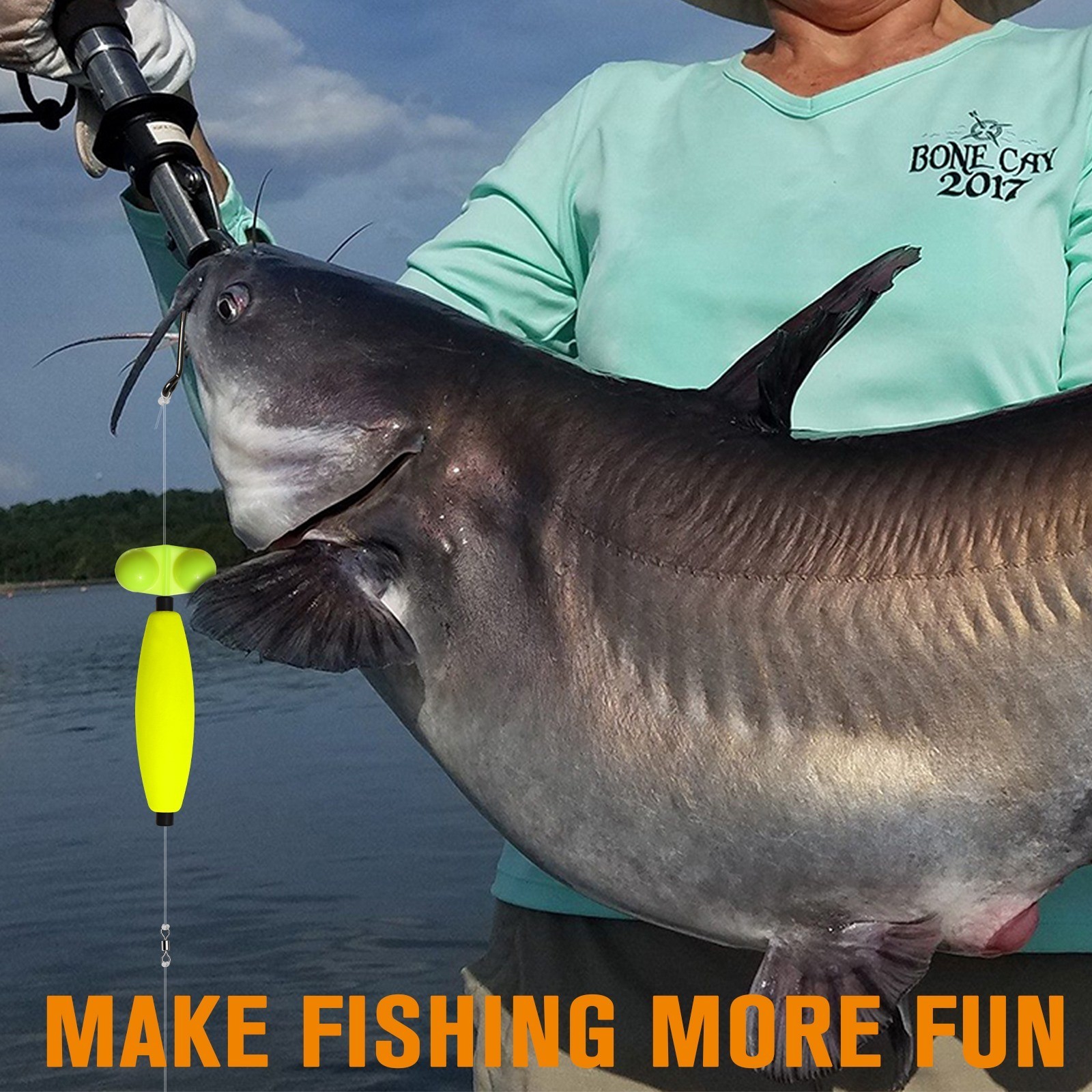 Dovesun Catfishing Tackle Kit - 99PCS Floats Hooks Bells Swivels Rig Accessories