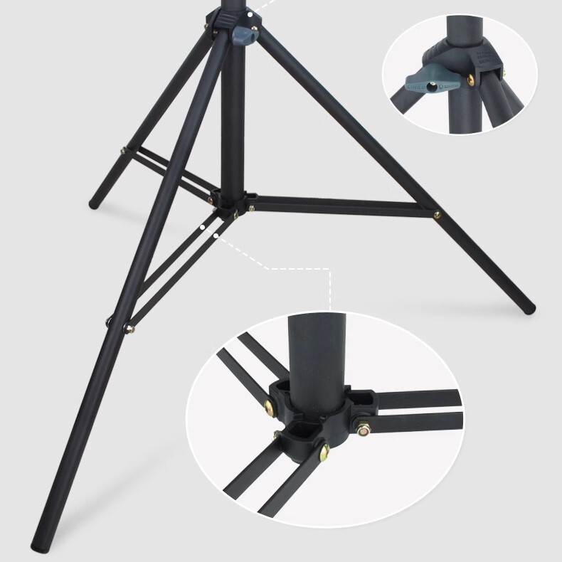 LINCO 90" Light Stand Tripod w Reflector Disc Holder Clip for Reflector Diffuser