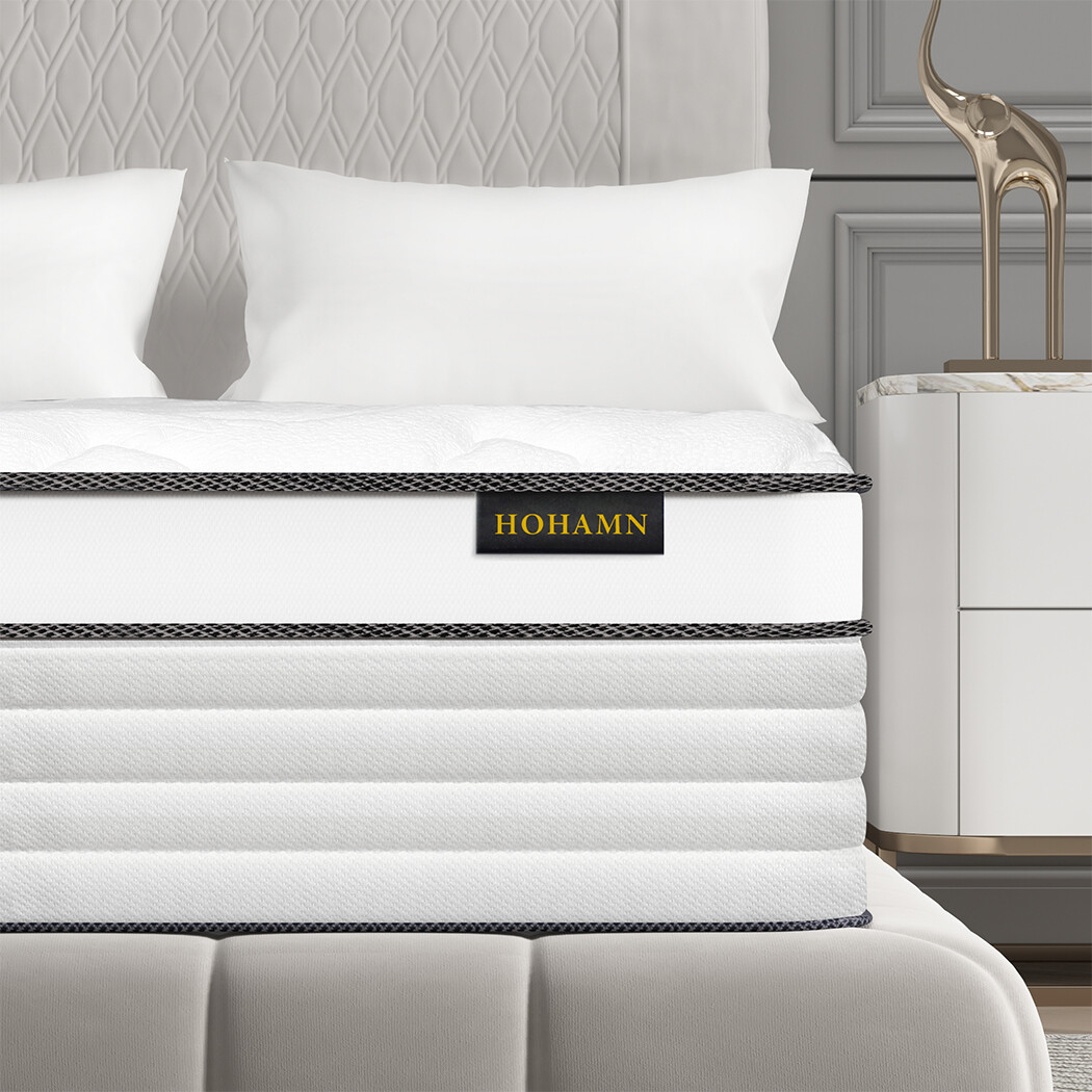 12" Mattress Full Queen King Size Gel Memory Foam Hybrid Spring Bed in a Box