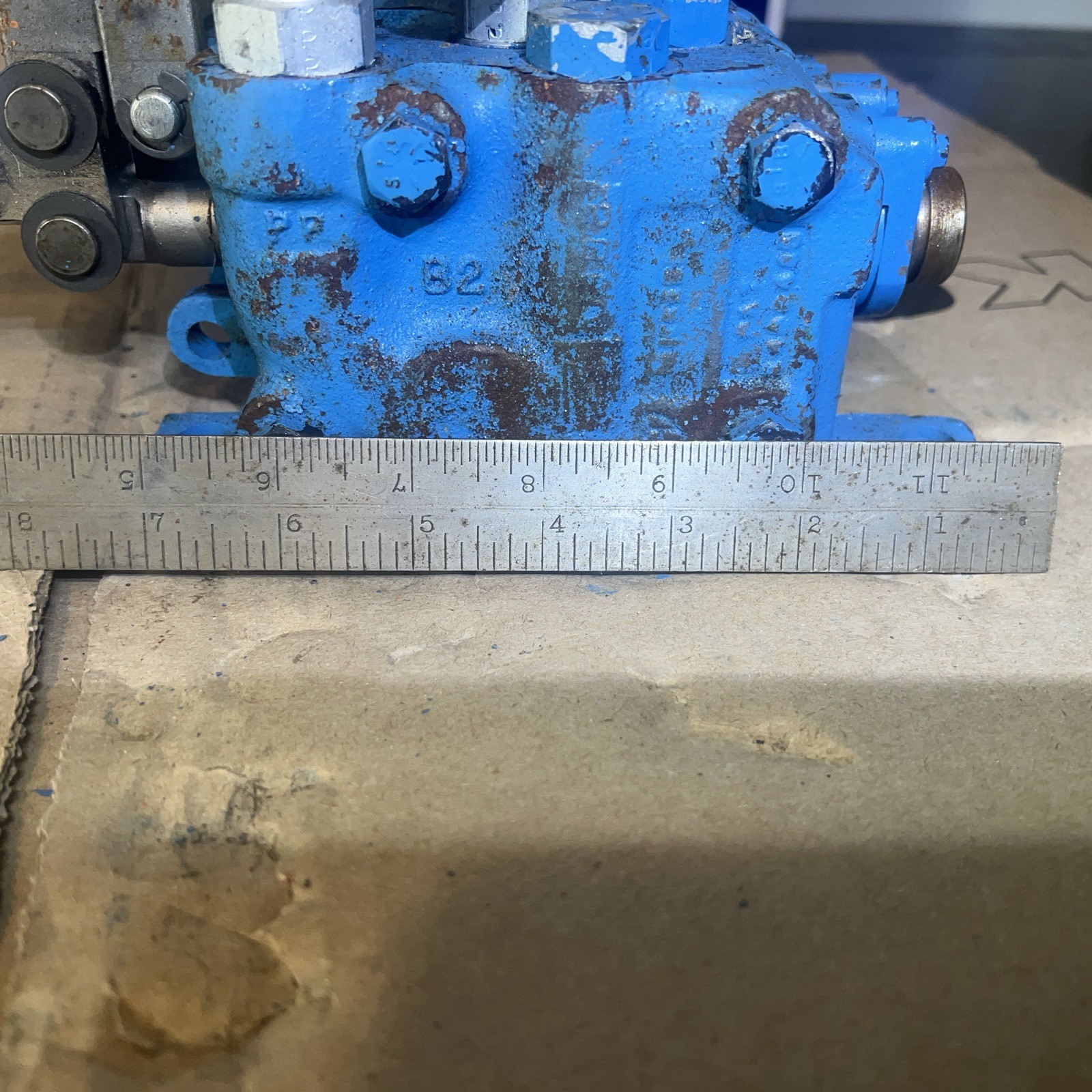 Vickers 222627 Hydraulic Manual 2 Spool Valve 3 Position Control