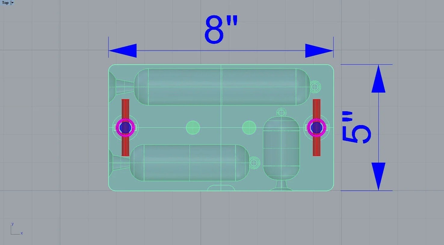 Cod Sinker / Deep Drop Weight Mold ( 3 Cavity ) 1# - 2# - 3#