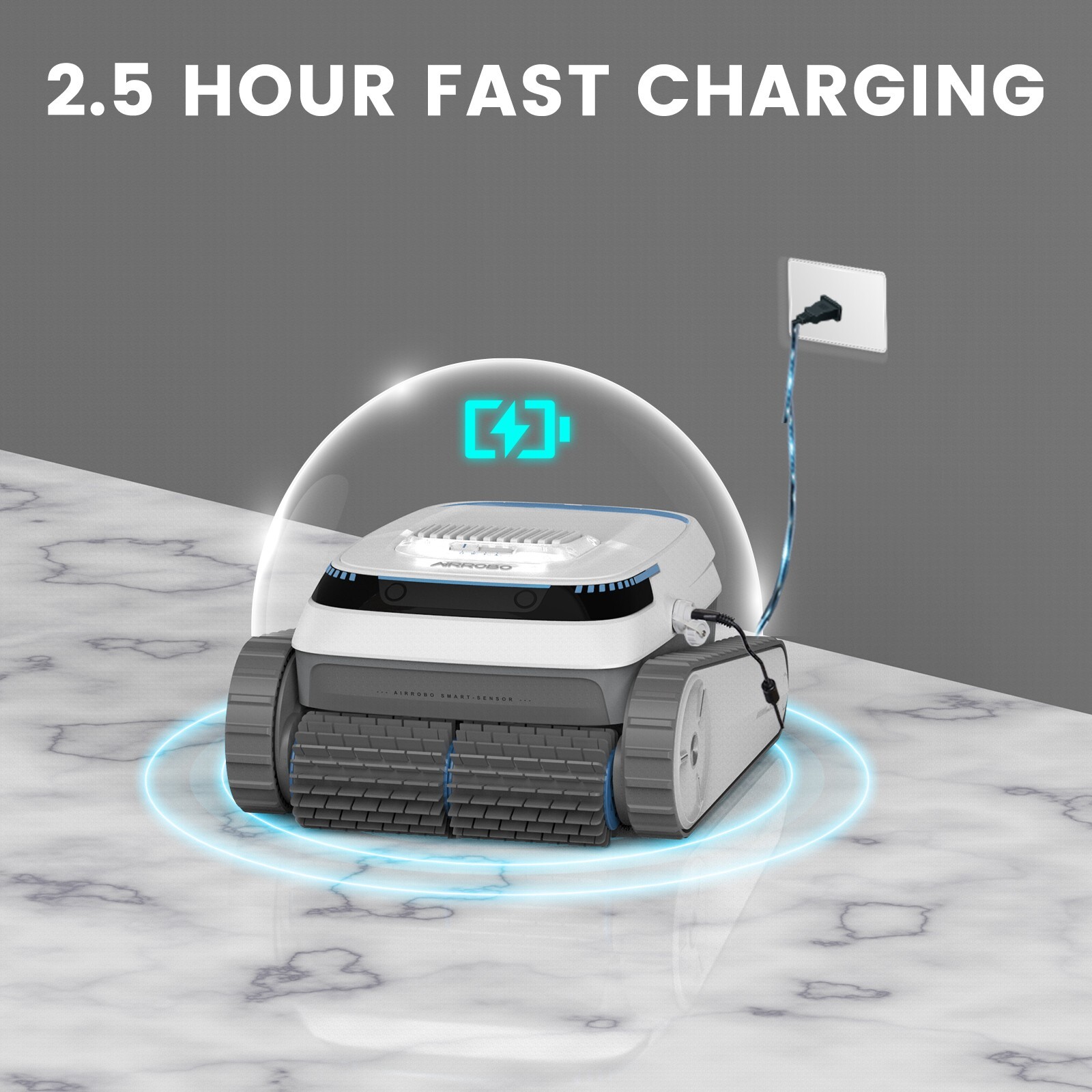 120Min ARROBO Cordless Robotic Pool Cleaner for Inground & Above Ground Pool