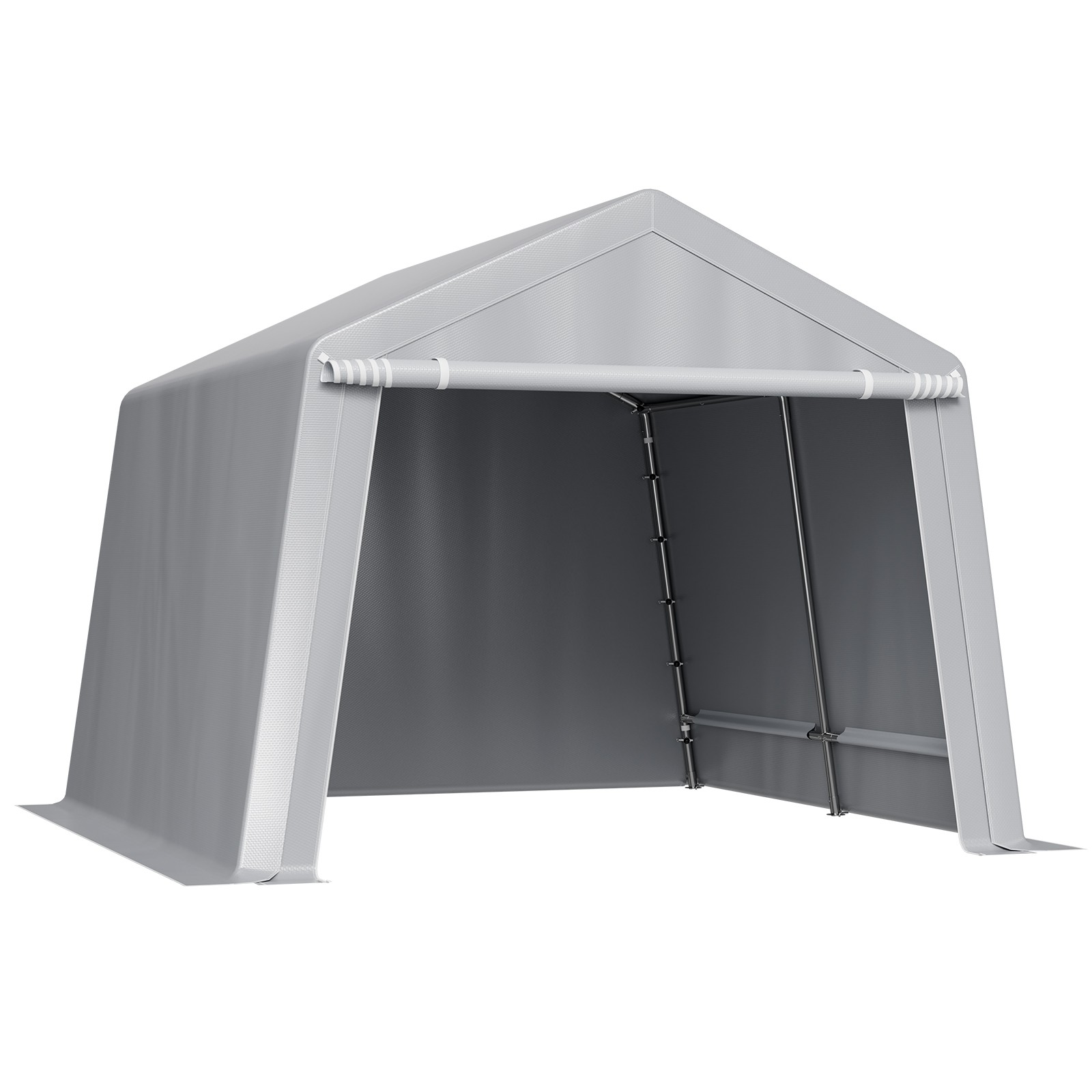 Outdoor Storage Shelter Shed 10x10 ft Waterproof Portable Canopy Carport Tent