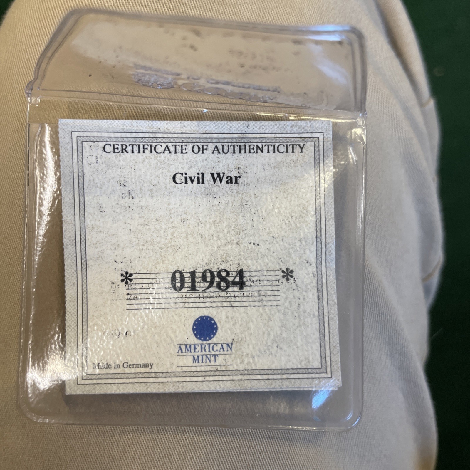 Republic of Liberia 2000 14k Gold .5g Proof Civil War Robert E. Lee 10 Dollars