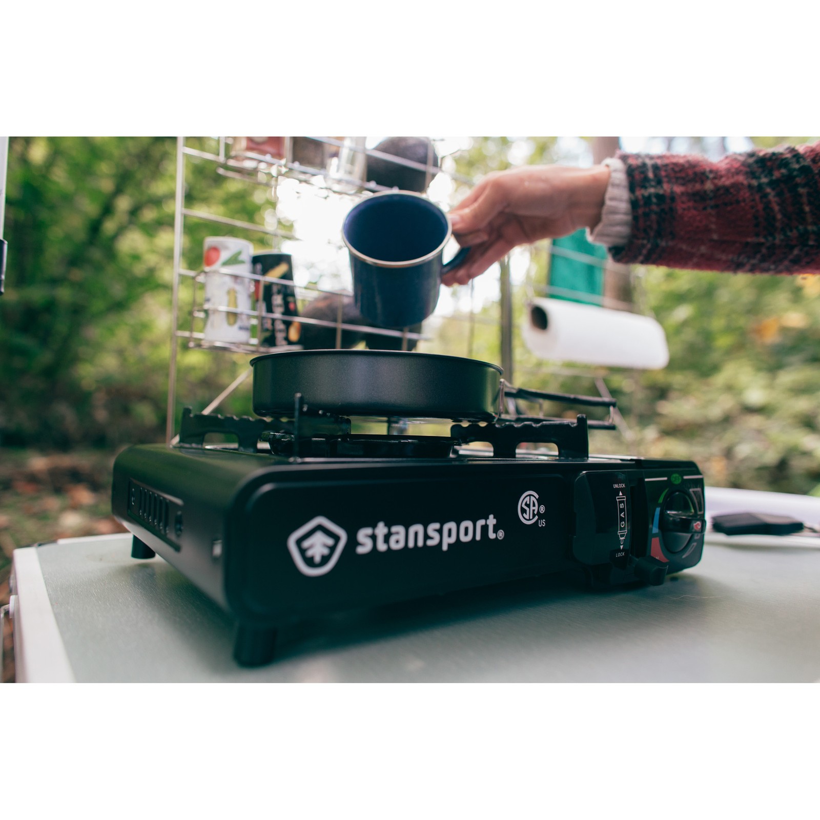 Stansport Enamel Coffee Mug 12 OZ