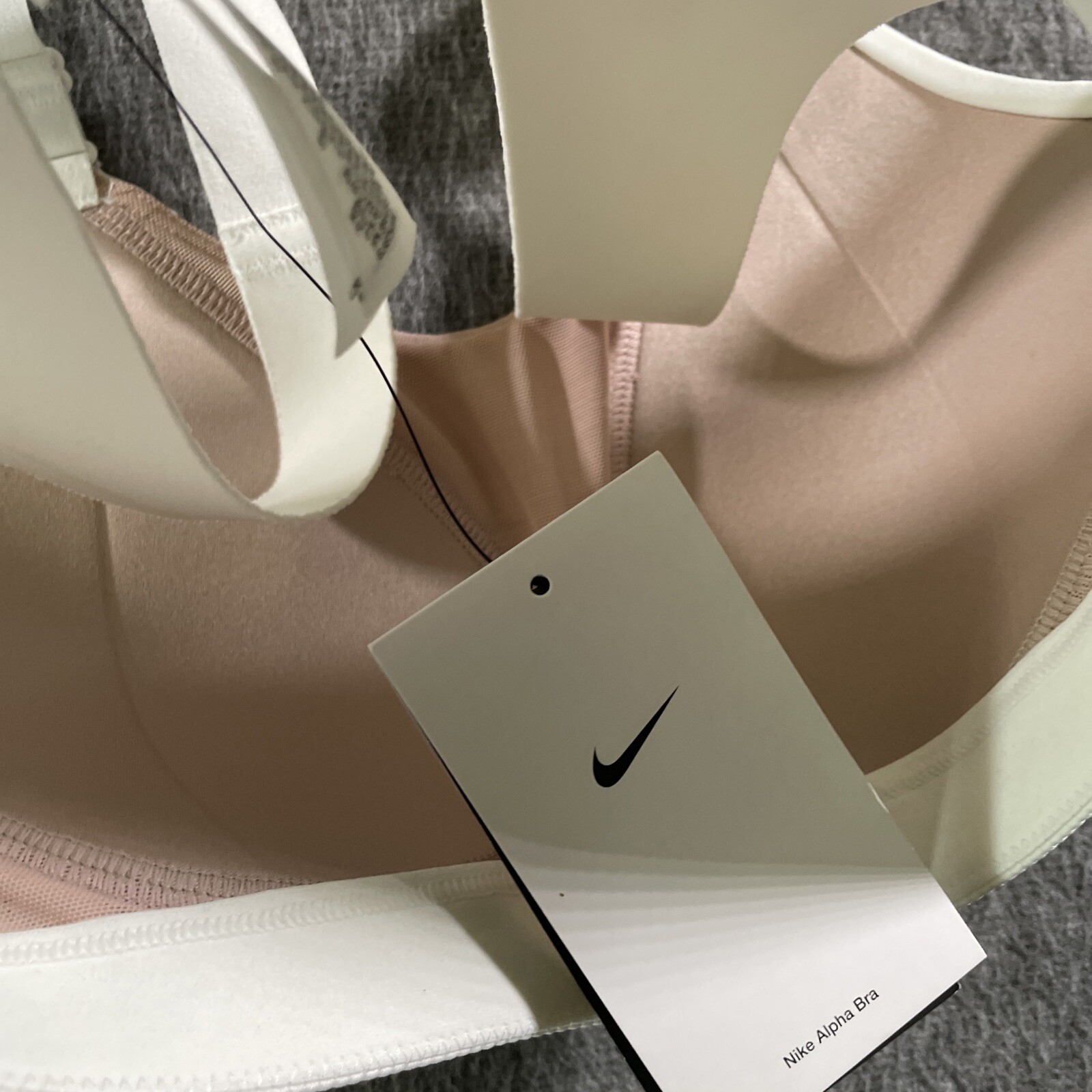 NEW! Nike XS (A-C) Women's Alpha High Support Sports/Yoga Bra-White DD0430-100