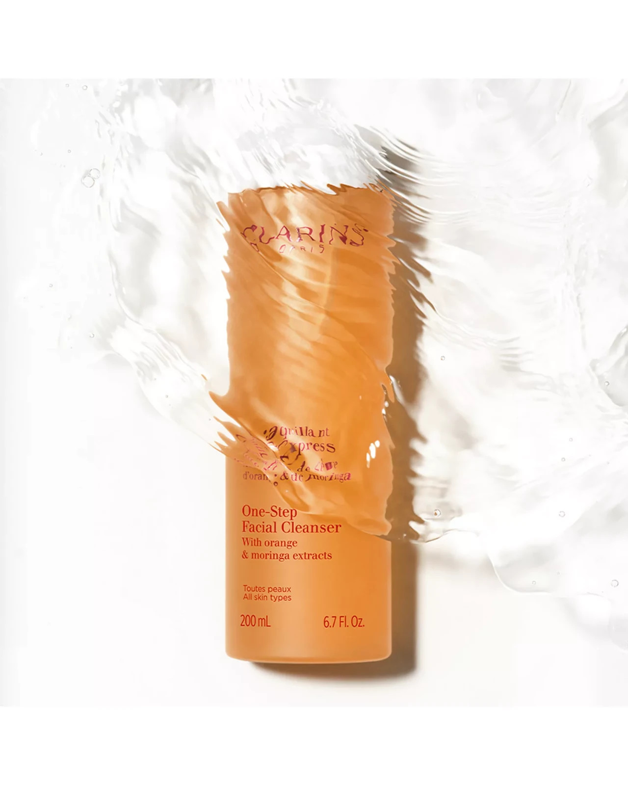 Clarins One-Step Facial Cleanser with Orange Extract | 6.8 oz / 200 mL | Sealed