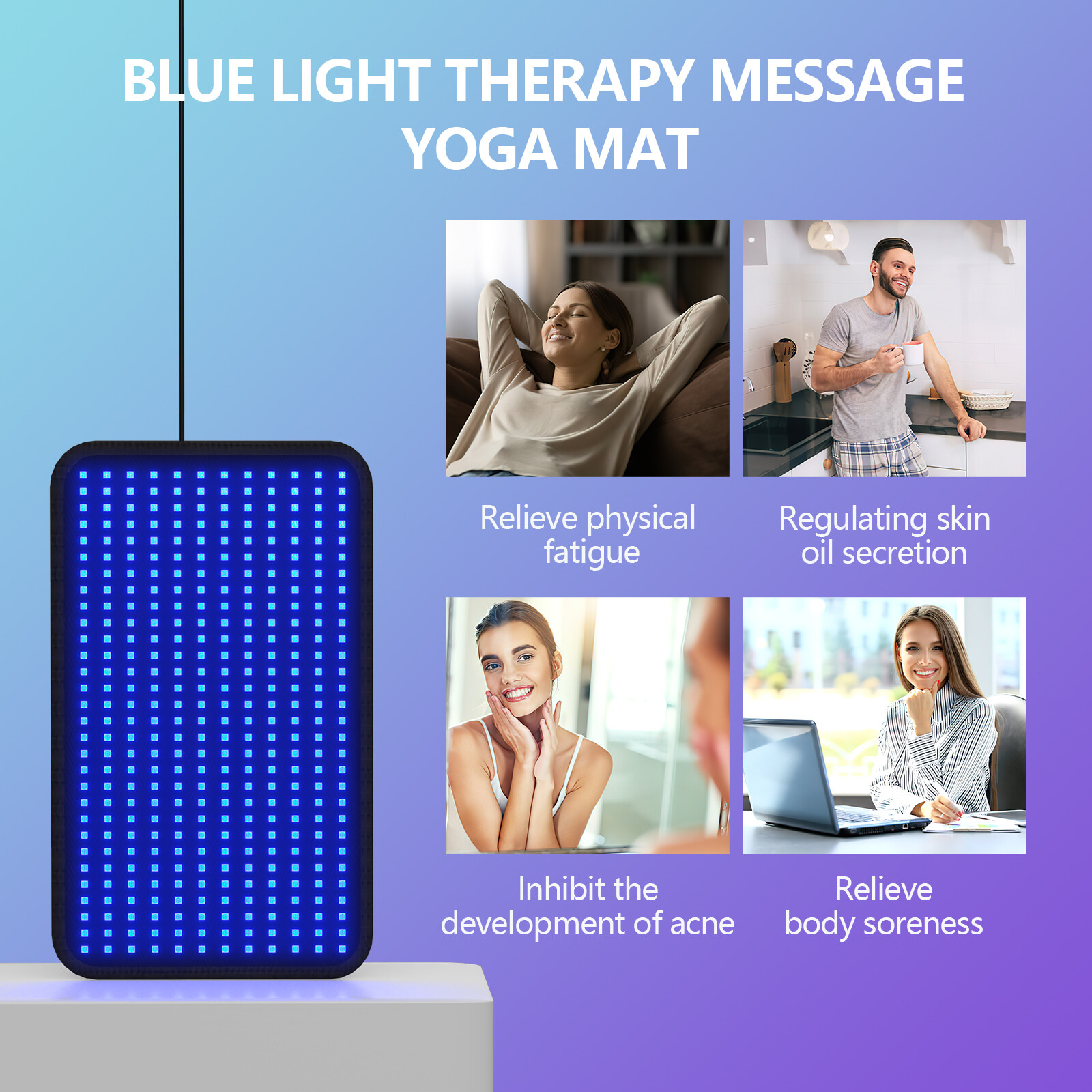 Sunless Tanning Mat Sun Solarium Self-Tanning Pad Safety UV-free Natural Bronze