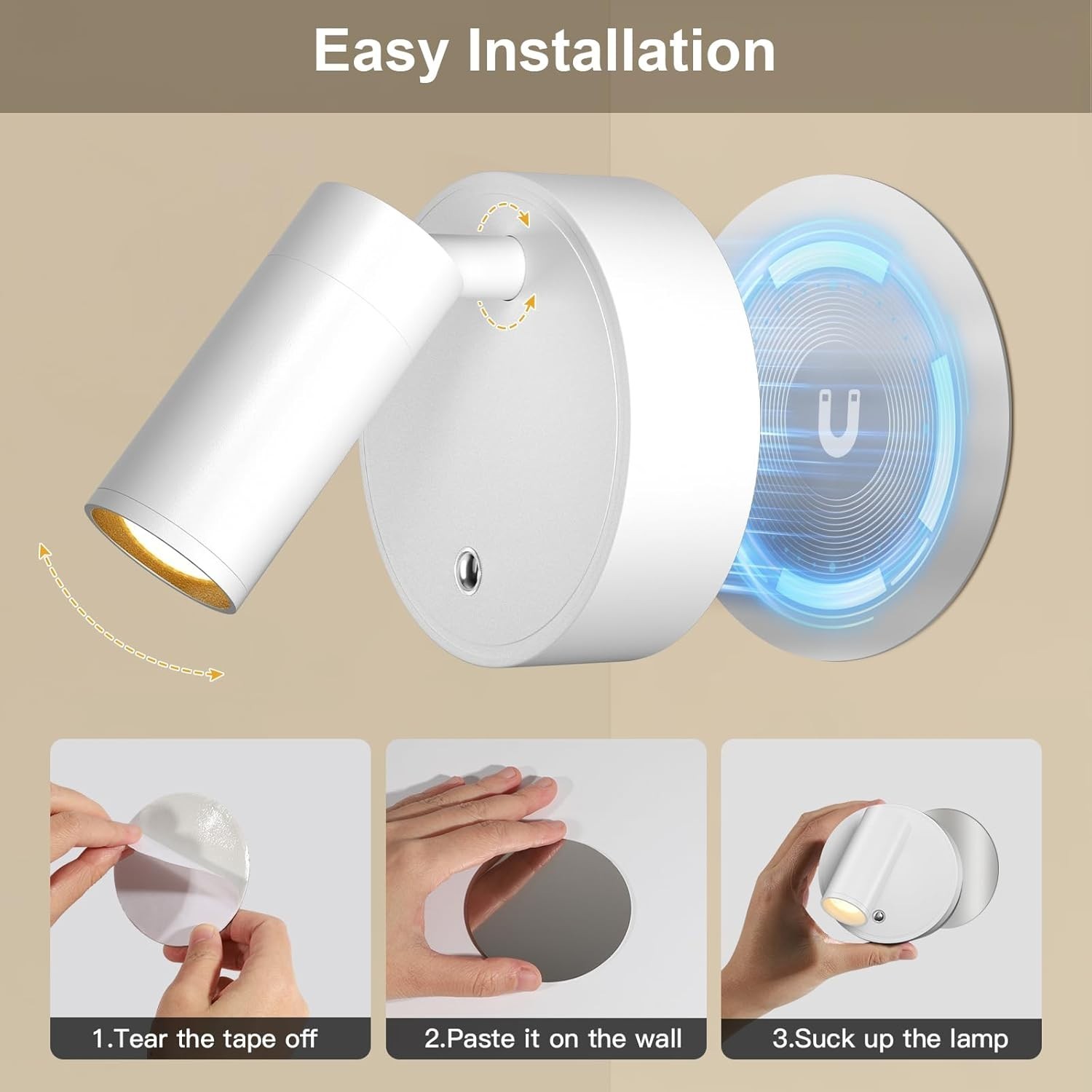 Rechargeable Remote Spot Lights with Timer Dimmable Battery Operated Uplighting