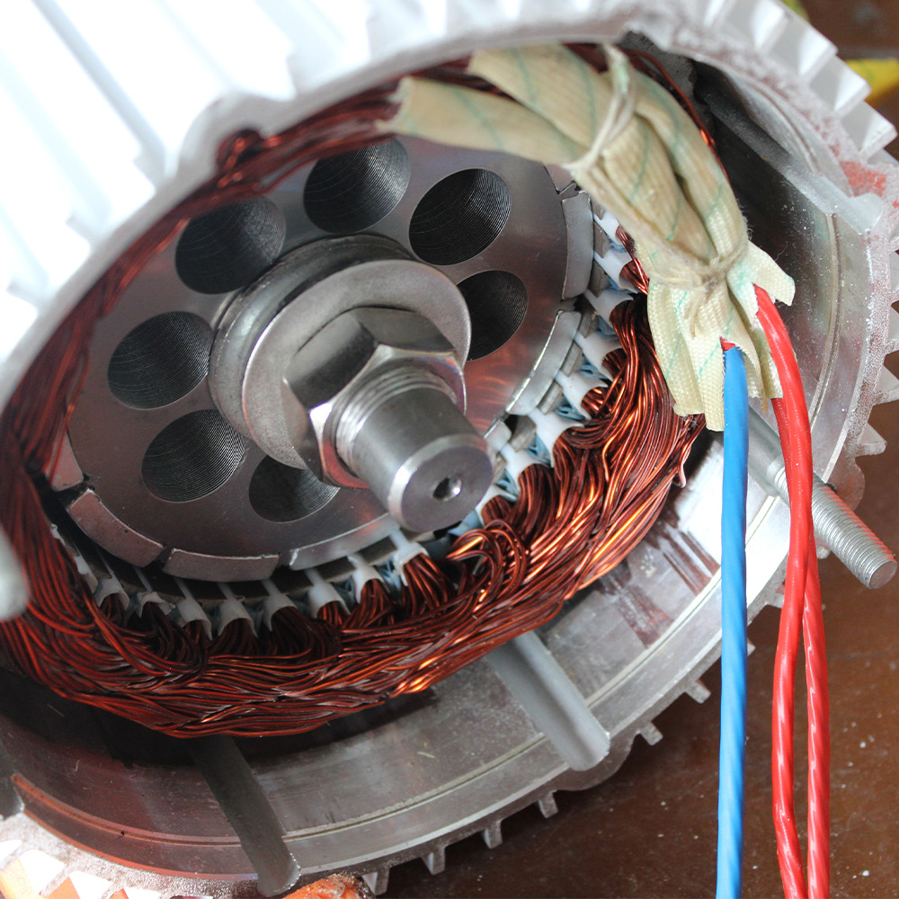 2000W Permanent Magnet Synchronous Generator With Reducer Motor 48V 220V 380V