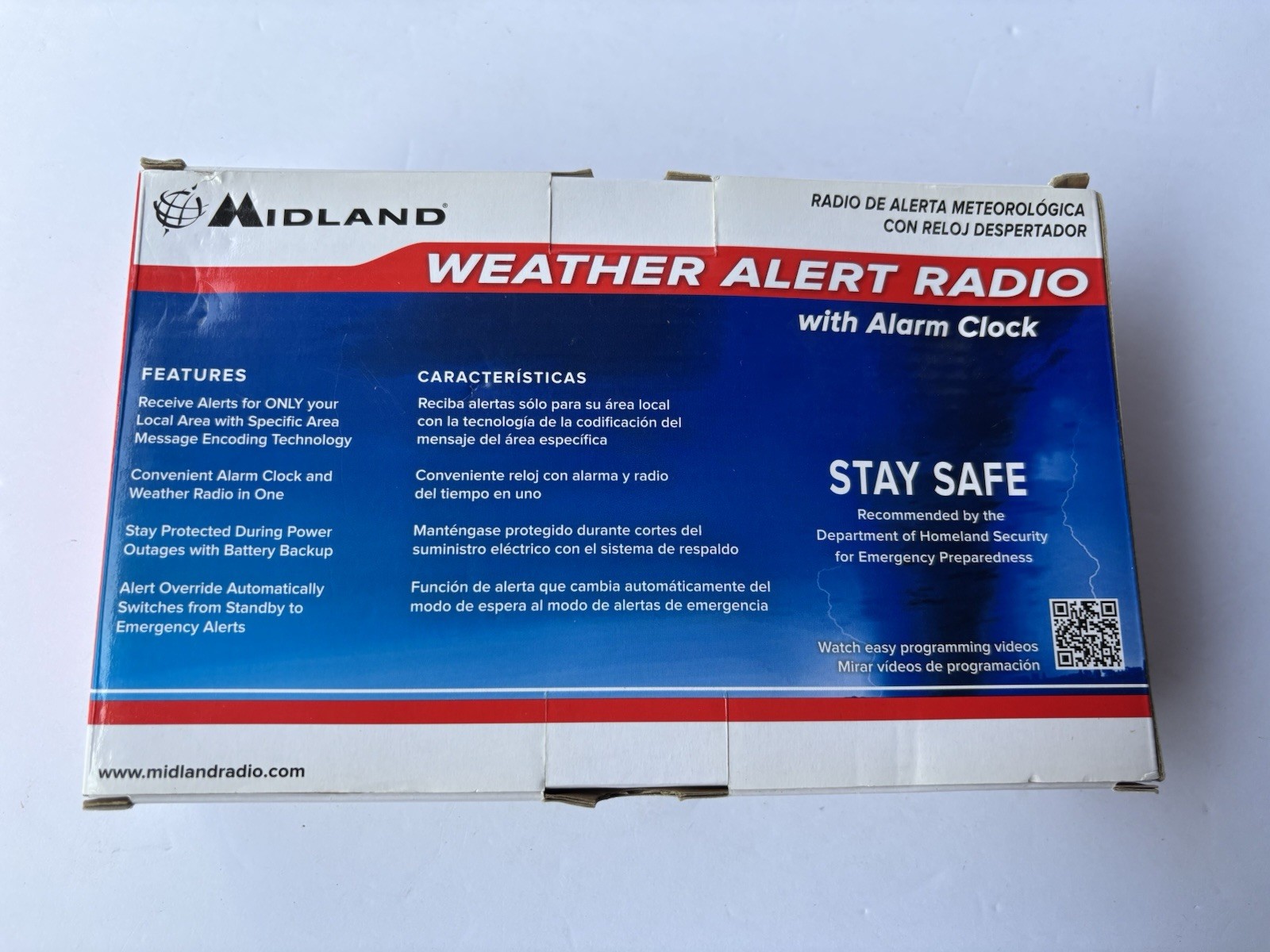 Midland WR-120EZ NOAA Weather Alert Radio - Brand New In Open Box