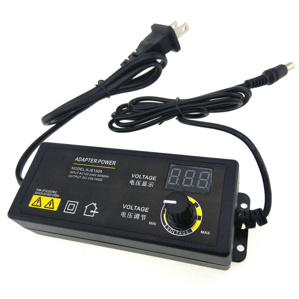 Adjustable power supplies Voltage 3 to 24V AC/DC Switch Power LED Display