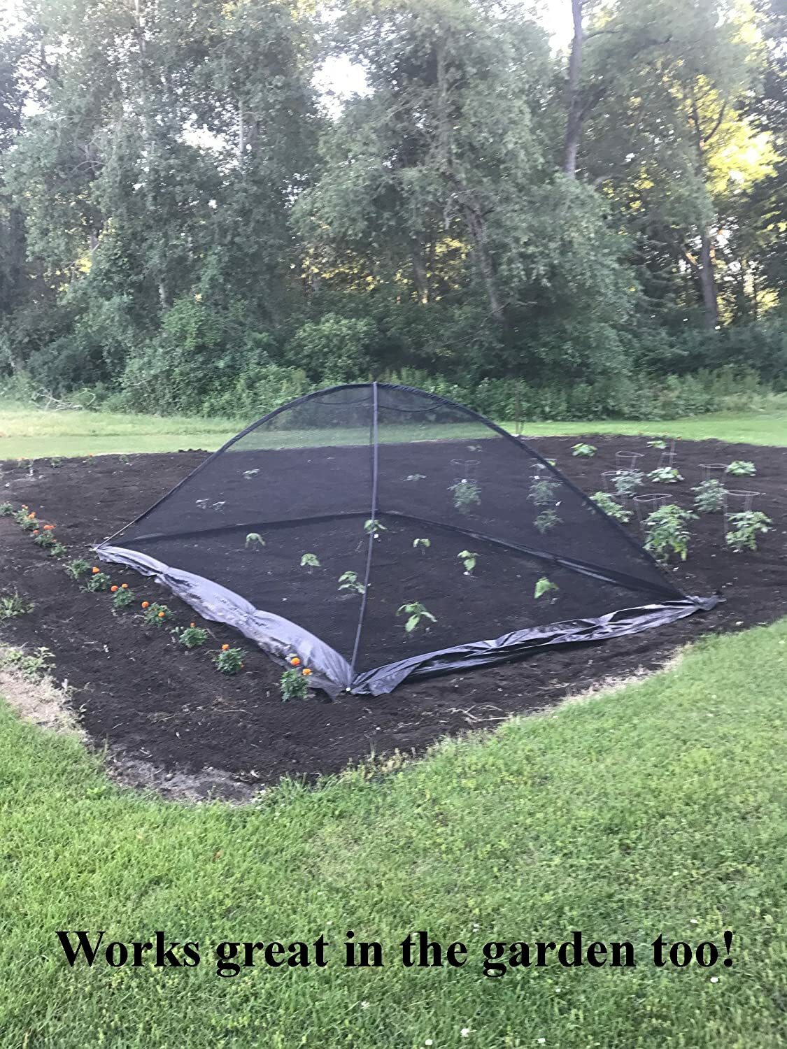 EasyPro Pond Garden Cover Protective Net Tent Dome Netting 8' x10' Cover Area