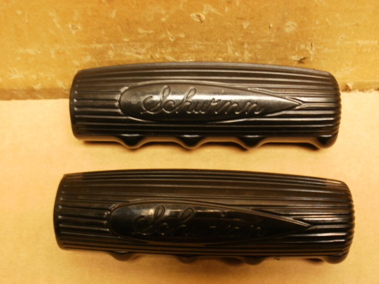 Schwinn Approved Black Phantom Autocycle Panther Starlet Bicycle Handlebar Grips