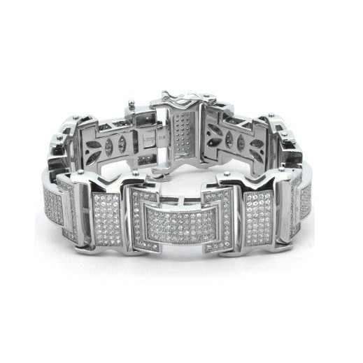 Stainless Steel 316 CZ Bracelet