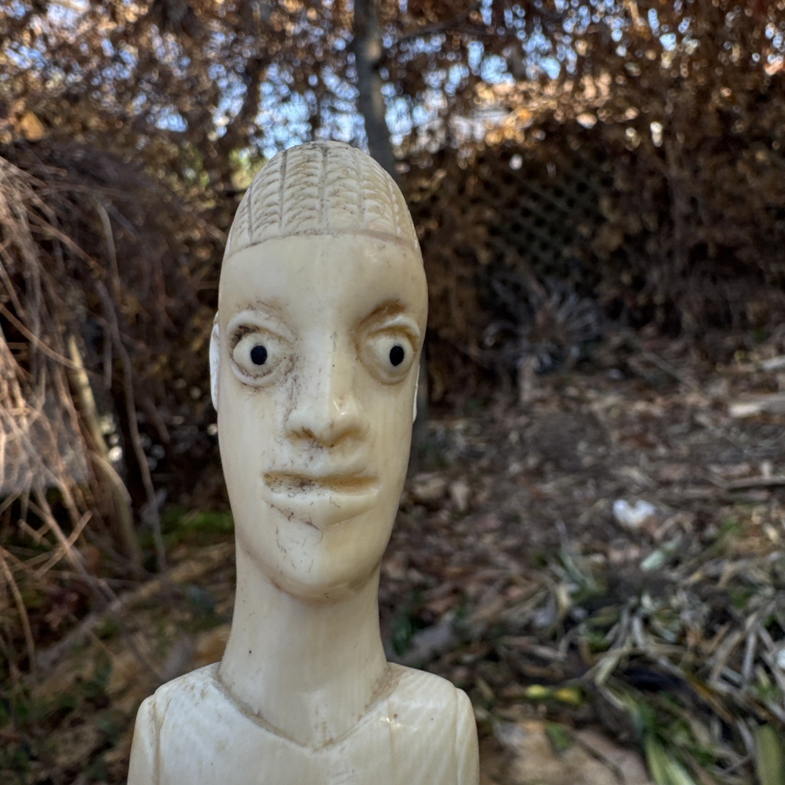 African Sculpture.130 Years Old 6.6 Inches Tall