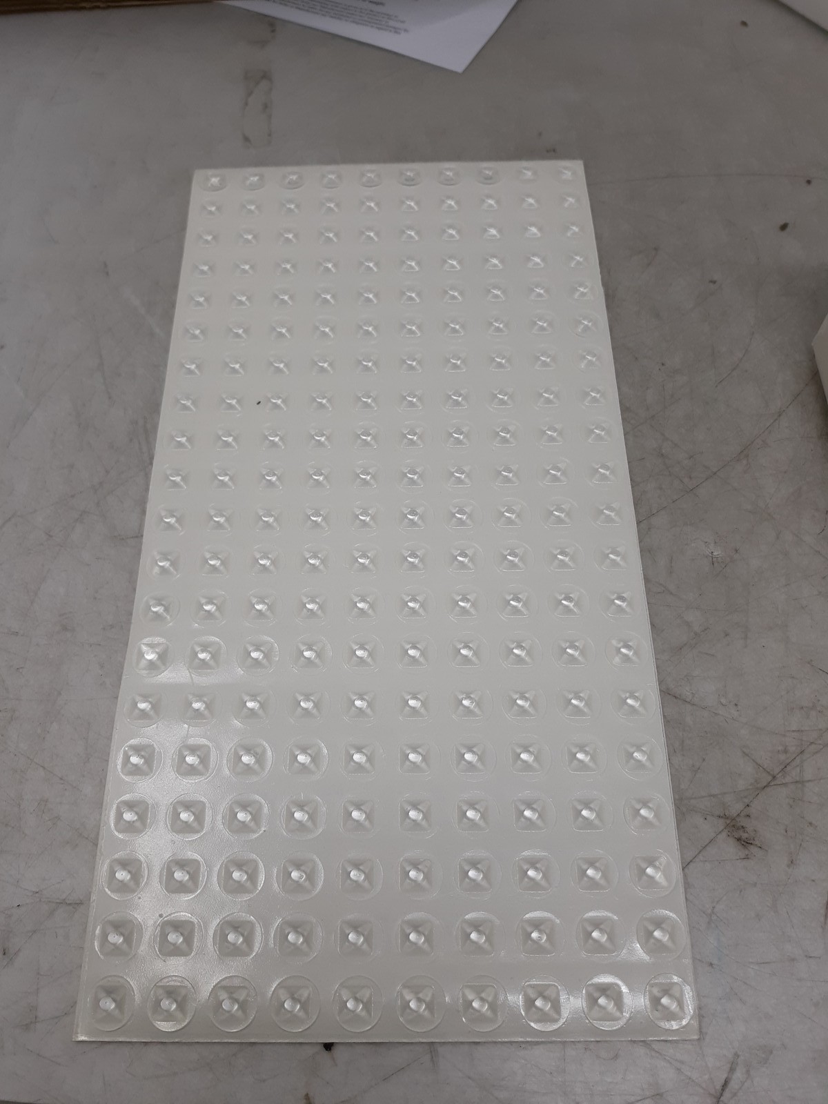 SD CLEAR 10x20 Acrylic Adhesive Door Stops 5000 PCS