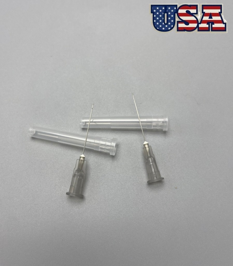 100pcs/Pack Dental Endo Irrigation Needle Syringe Tips Disposable 25G/27G/30G