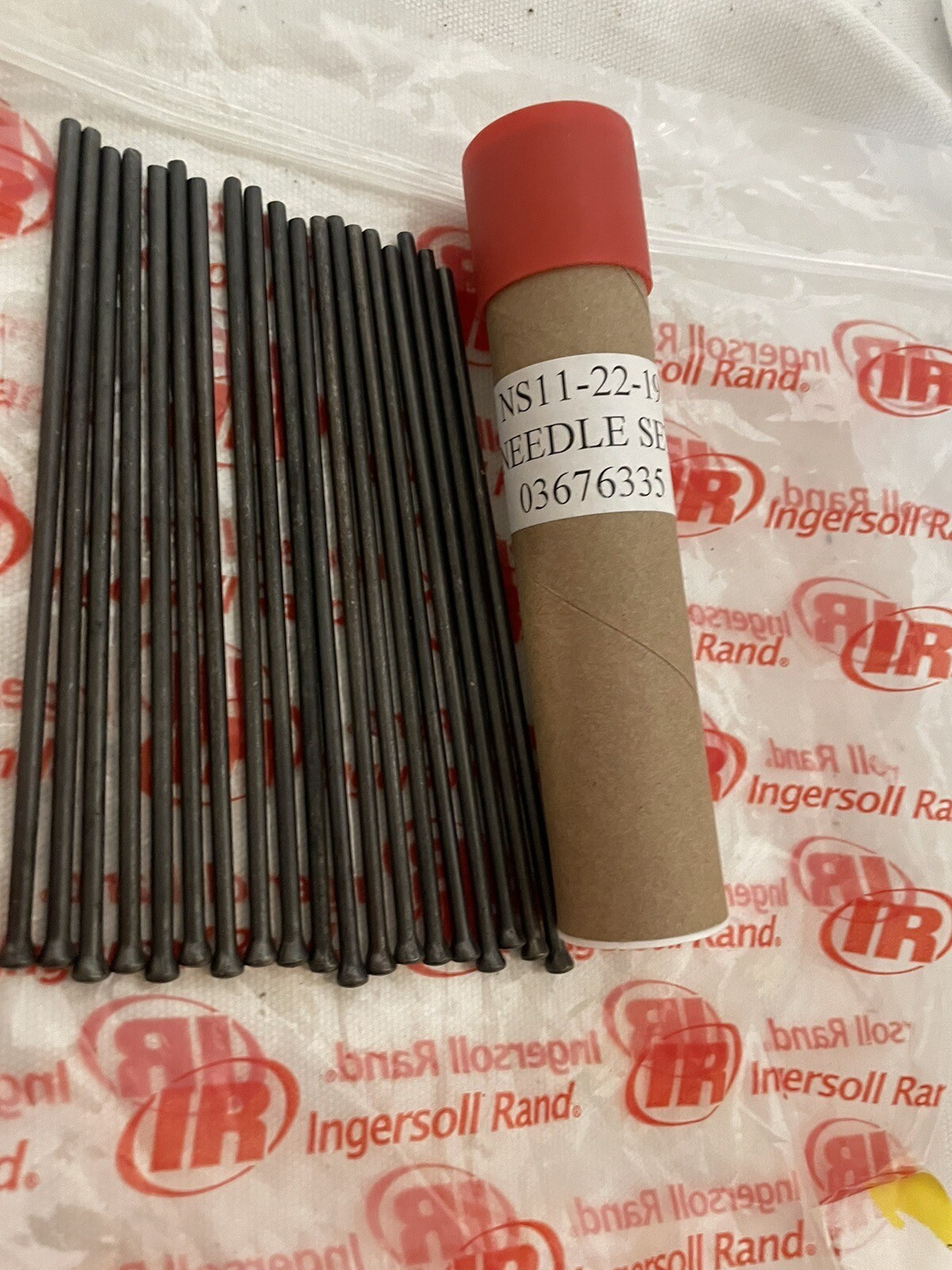 Ingersoll Rand 5” Needle Set, 19pc, NS11-22-19
