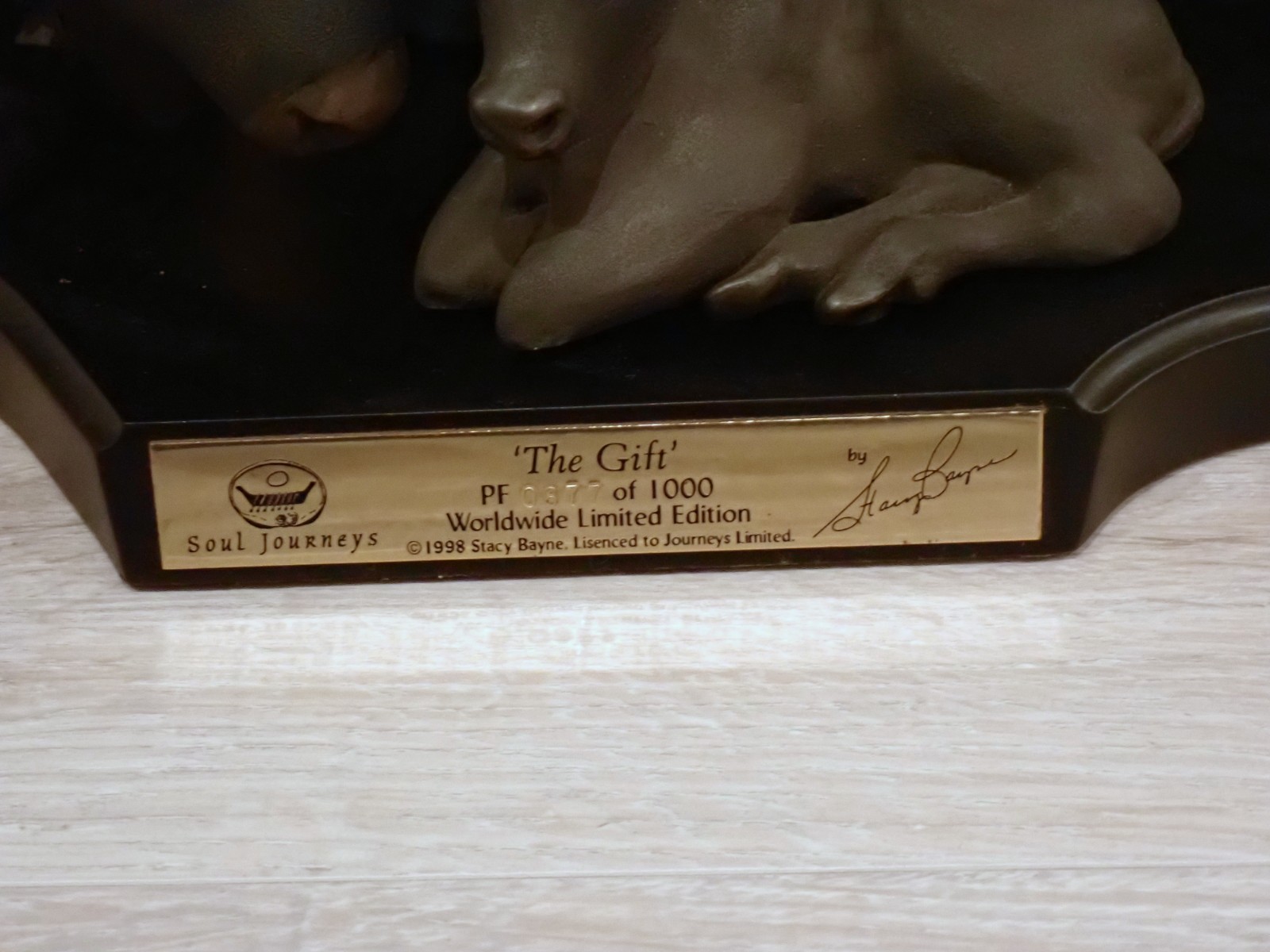 MIB AFRICAN AMERICAN SCULPTURE Soul Journeys - Maasai Sculpture; The Gift # 877