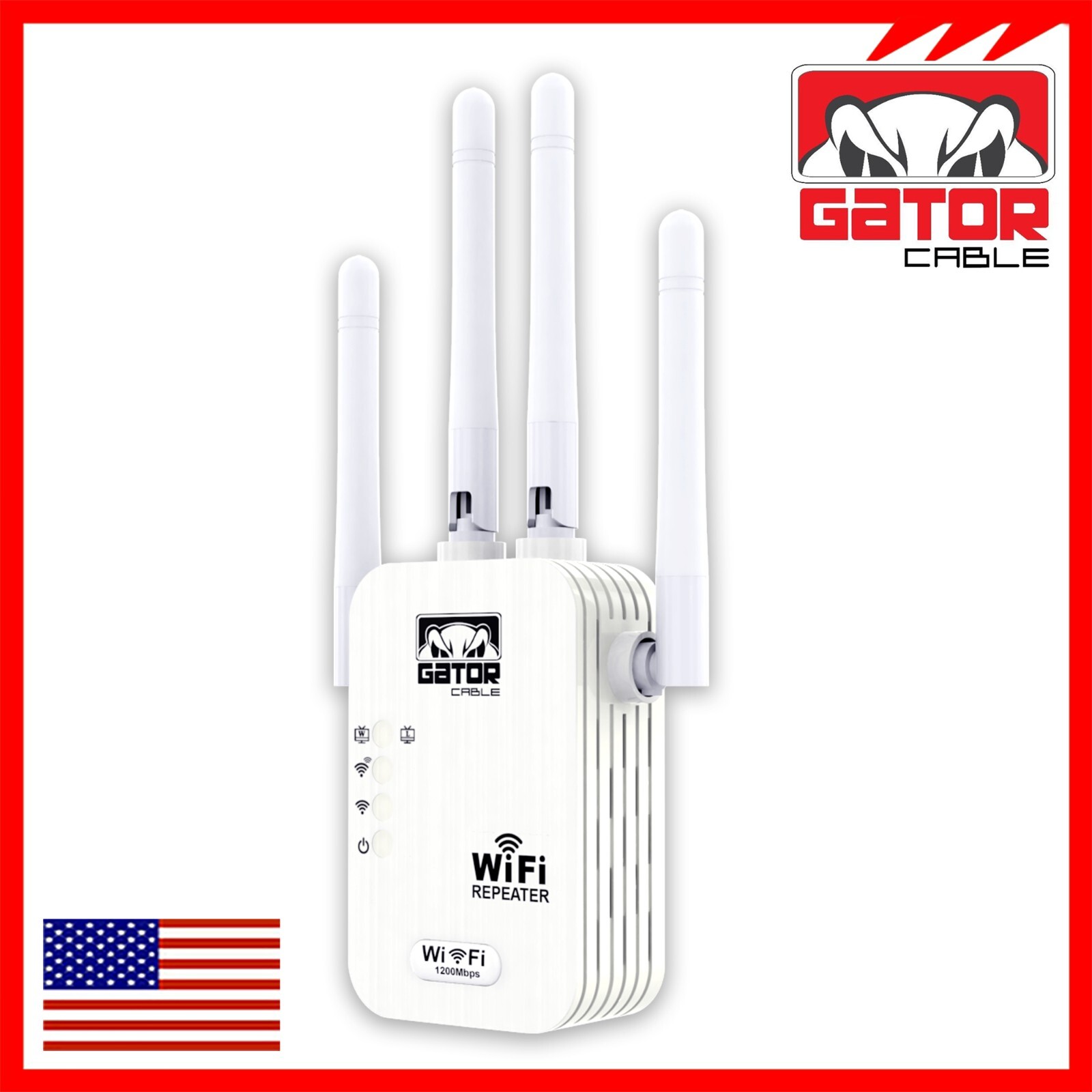WiFi Range Extender Repeater Wireless Amplifier Router Signal Booster 1200Mbps