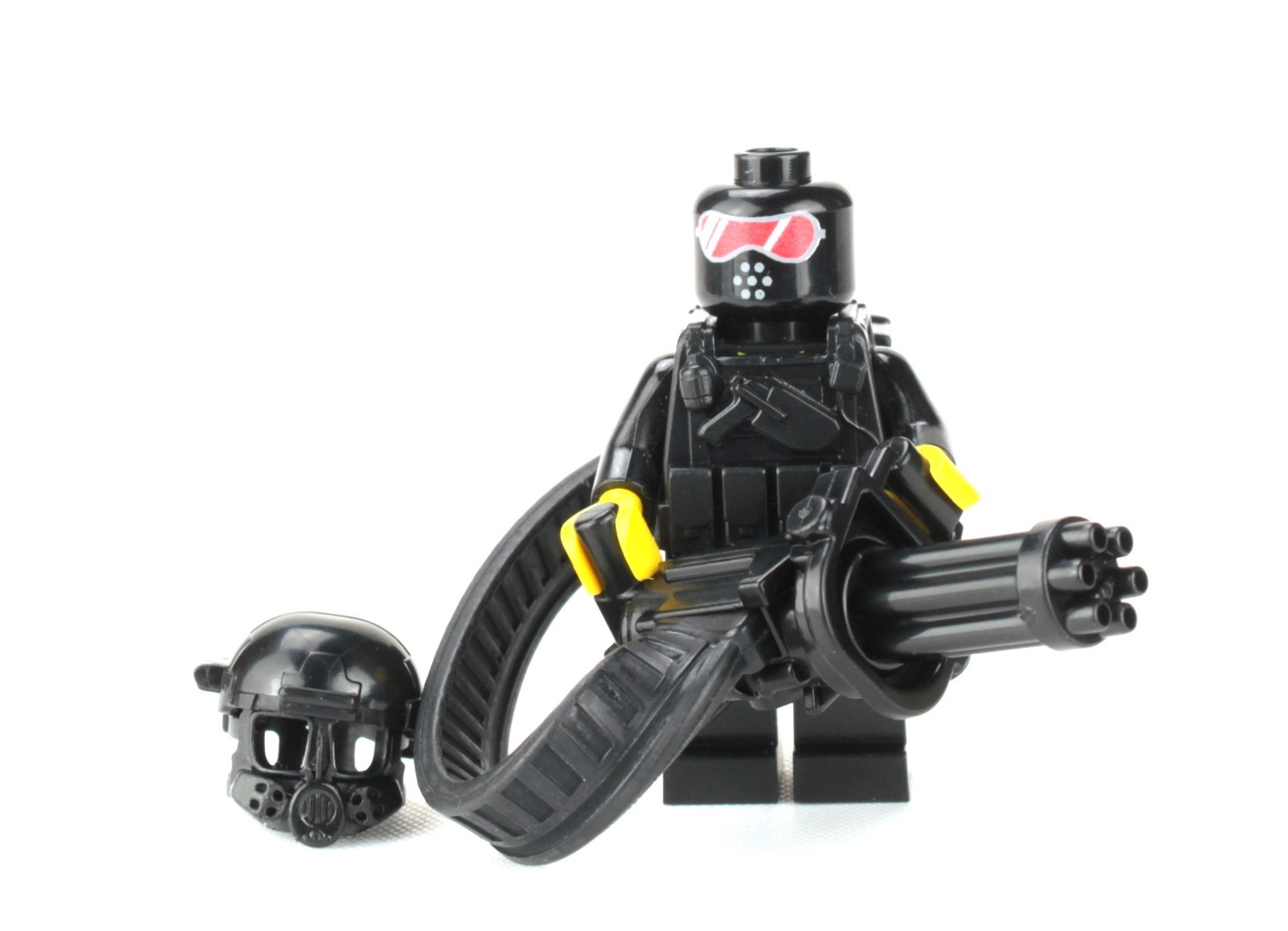 Custom Heavy Gunner minigun soldier made with real LEGO® minifigure