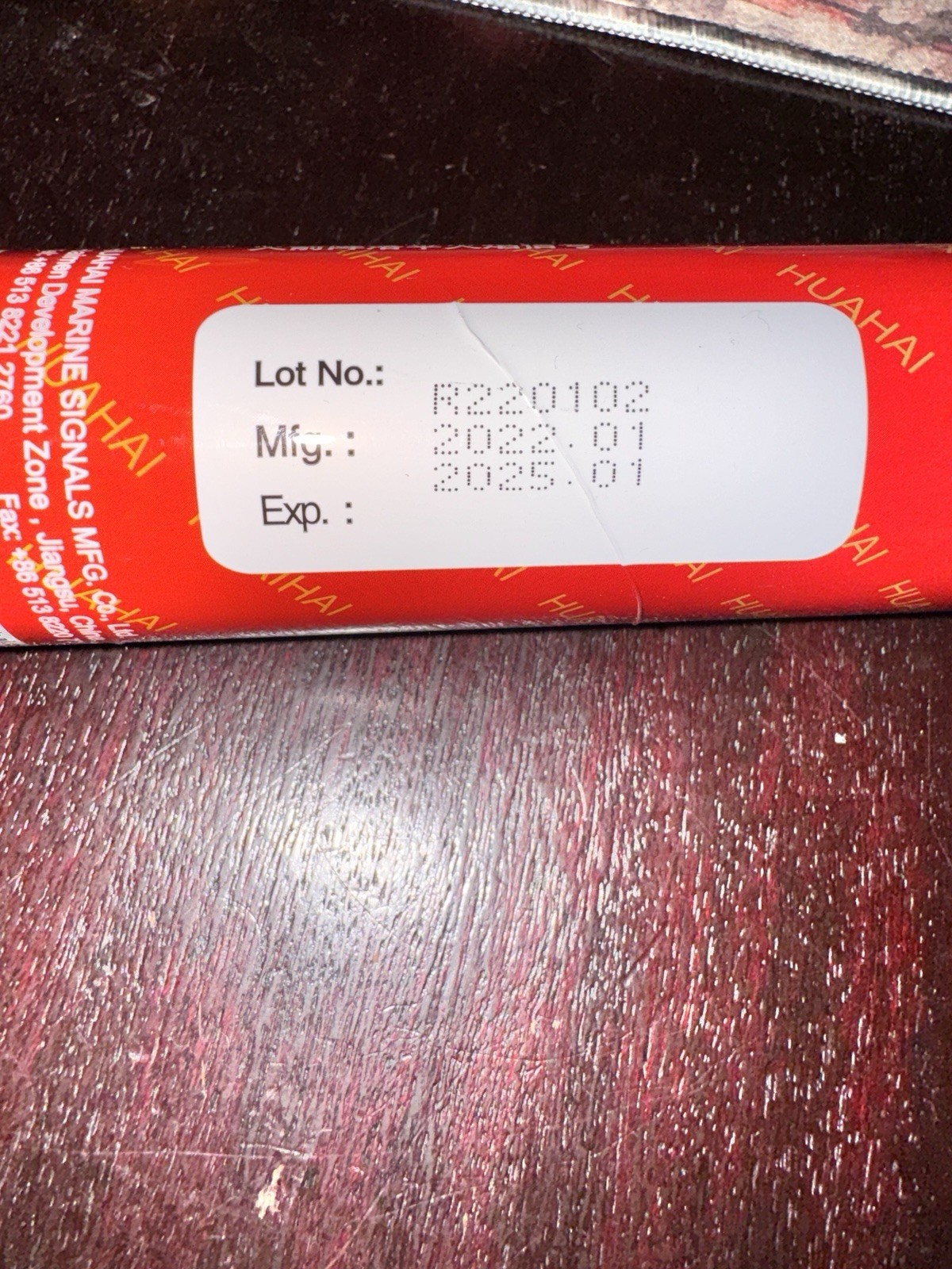 5pc RED PARACHUTE SIGNAL Flares ultra bright Pyro Mg based (USCG CERT SOLAS 74)