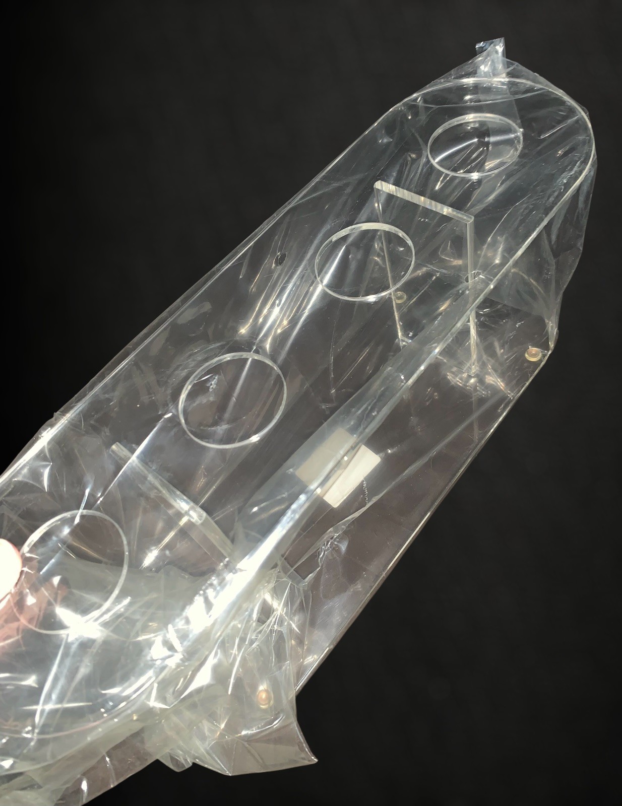 NEW Acrylic 4 Cone Ice Cream Cone Holder Tray Display Stand Rack Wedding Party