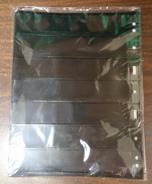 7S VARIO BLACK Lighthouse Stock pages pack of 5 Dbl. sided NEW 7 Row