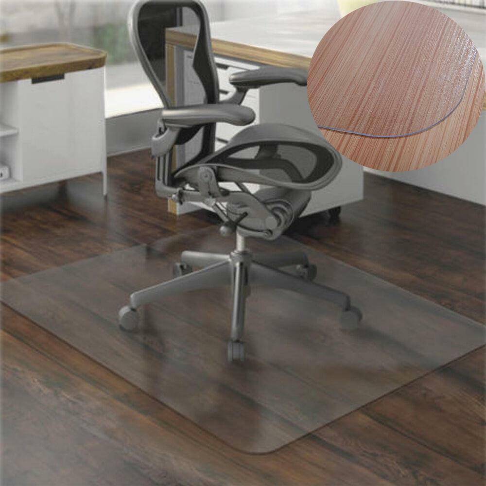 36x48"Hard Wood Floor Home Office PVC Floor Mat Square for Office Rolling Chair
