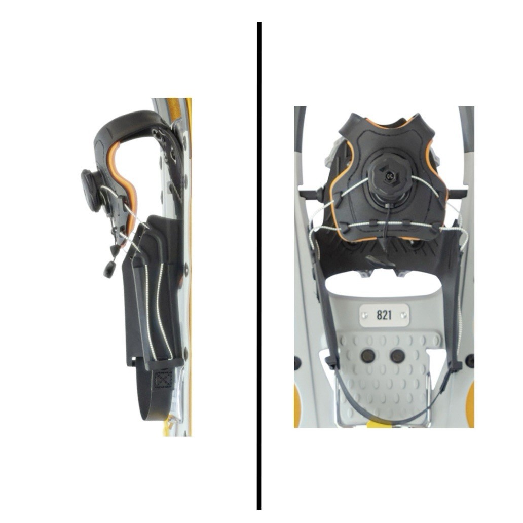 Denali Sawtooth Spin Snowshoes 8x21 | Trail Hiking Set w/ Poles & Bag 150 lb
