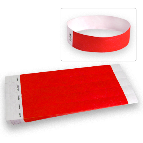 100 3/4”Tyvek Wristbands- Choose Your Color-Bars,Events,Clubs,Security,ArmBands