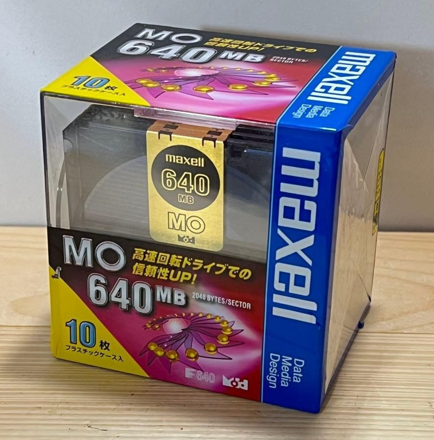 [ New ] MITSUBISHI MAXELL SONY MO 640MB Magneto Optical Disk lot of 33 260104