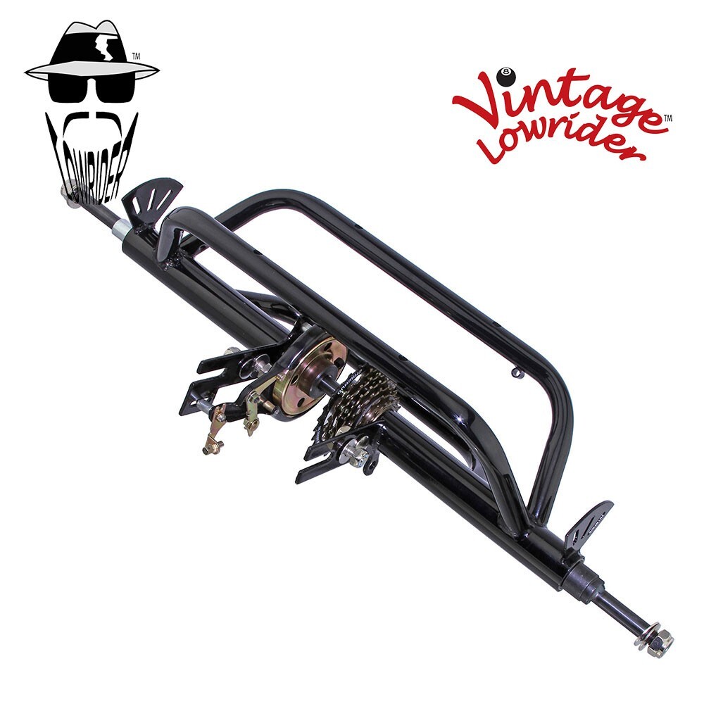 VINTAGE LOWRIDER TRIKE CONVERSION KIT 7SPEED SHIMANO 15MM AXLE HOLLOW HUB WHEELS