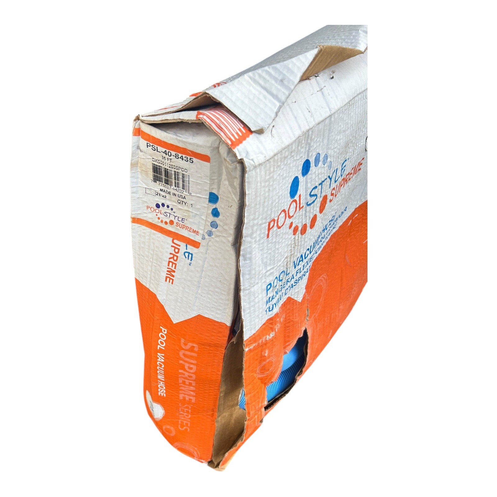 Pool Style Supreme Series 1.5" x 35' Vacuum Hose w/ Swivel Cuff #PSL-40-8435