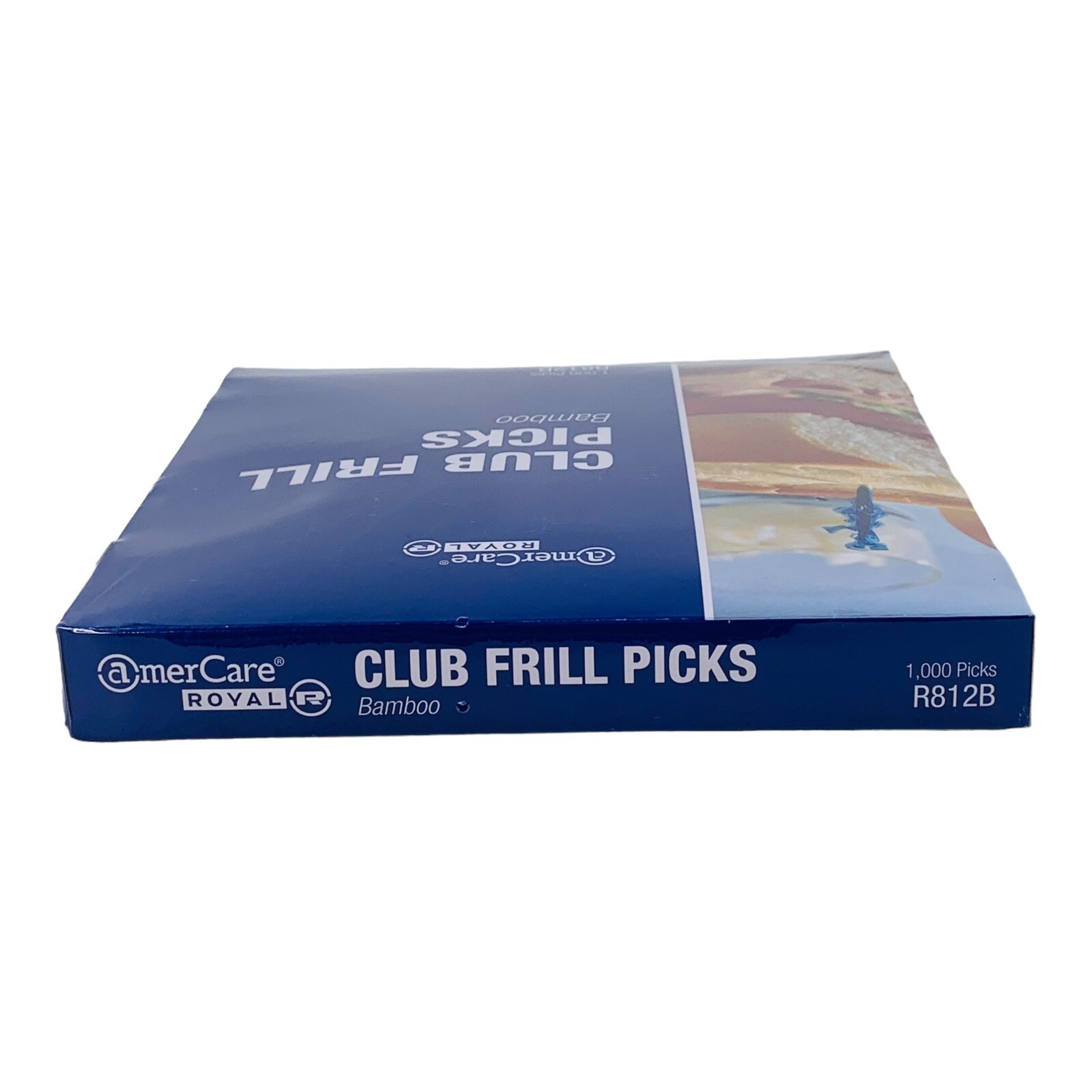 1,000 Count Bamboo Club Frill Picks Club Sandwich Hors d'oeuvres Serving Picks