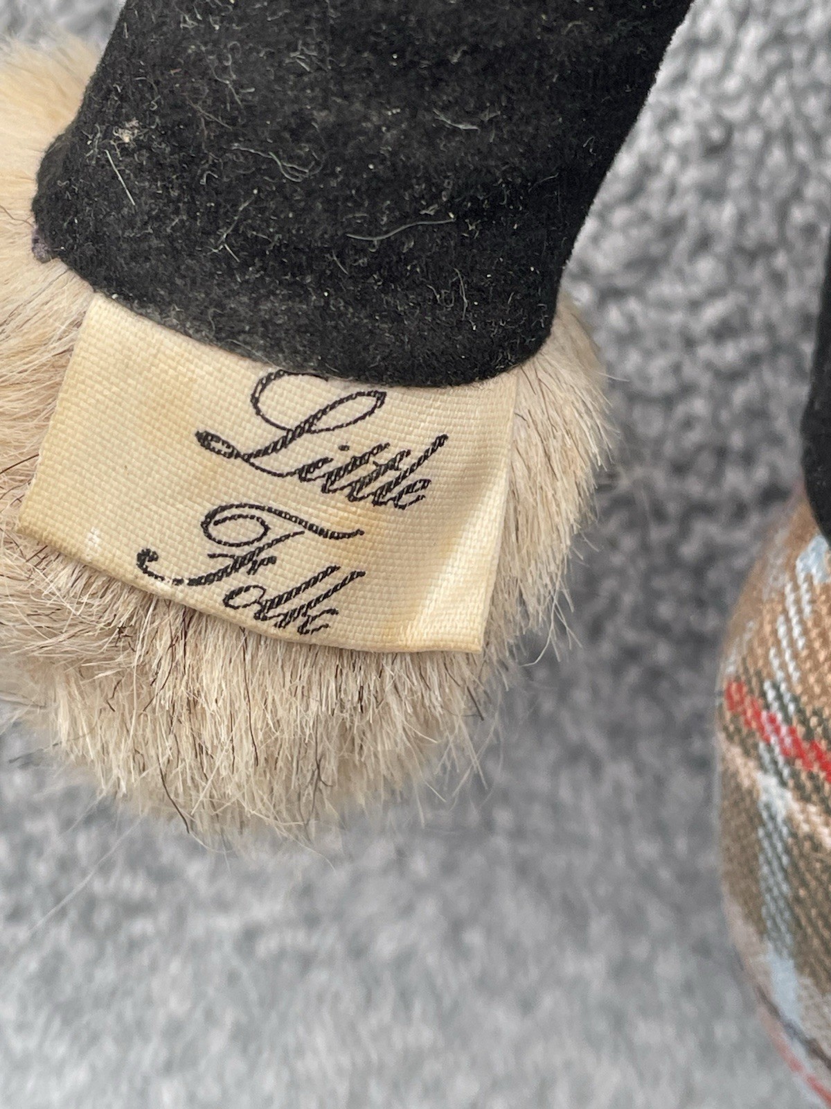 1982 LITTLE FOLK Bunny Rabbit Tiverton Devon England 16-1/2” PLUSH G. McBride