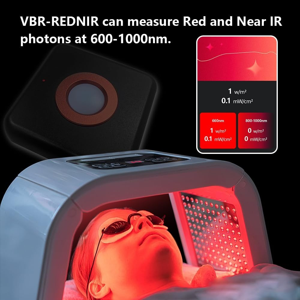 VBR-REDNIR Meter,Test The Irradiance Intensity for 660nm Red Light, 730nm and 80