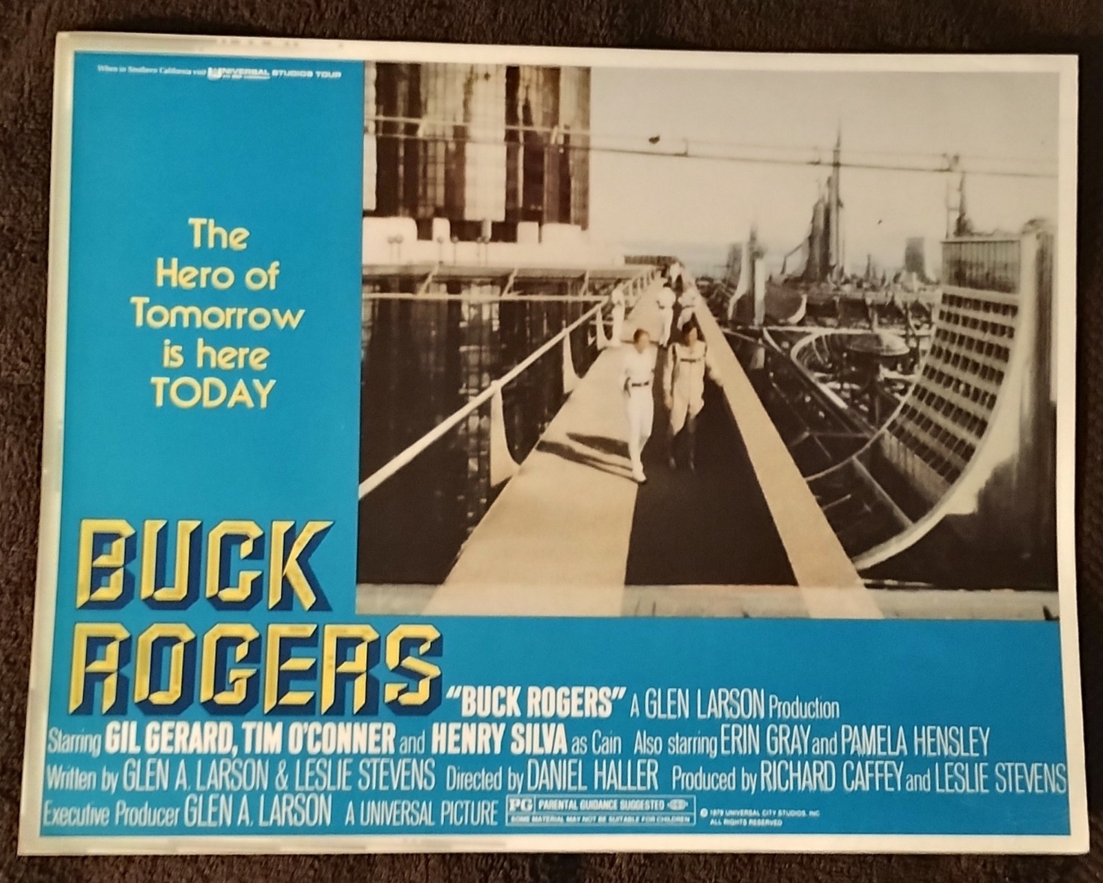 Buck Rogers 1979 Set of 3 Lobby Cards Gil Gerard Henry Silva