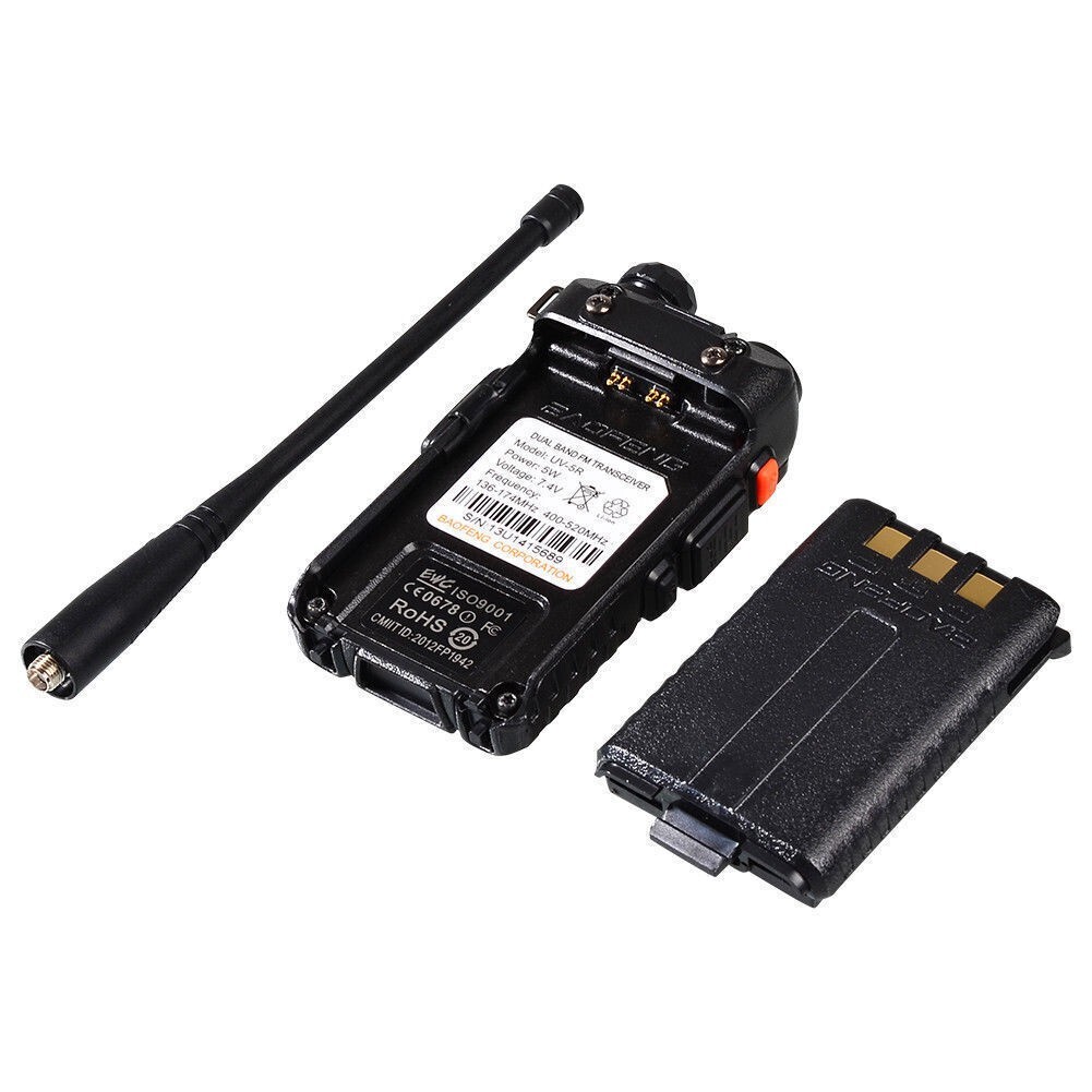 Baofeng UV-5R Upgraded Legal Version Dual Band Walkie Talkies Two Way Radio