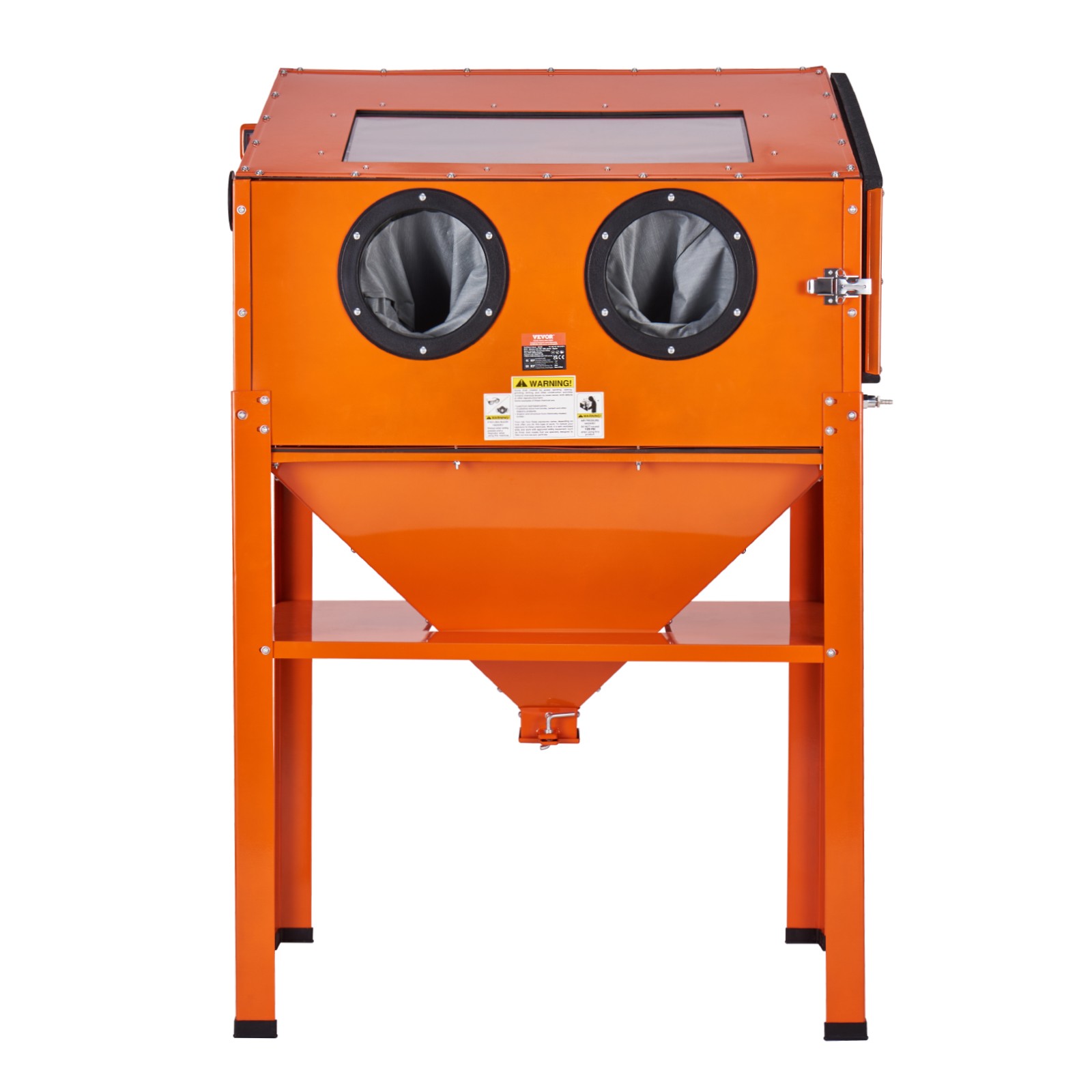 VEVOR 60 Gallon Sand Blasting Cabinet with Stand with Blasting Gun & 4 Nozzles