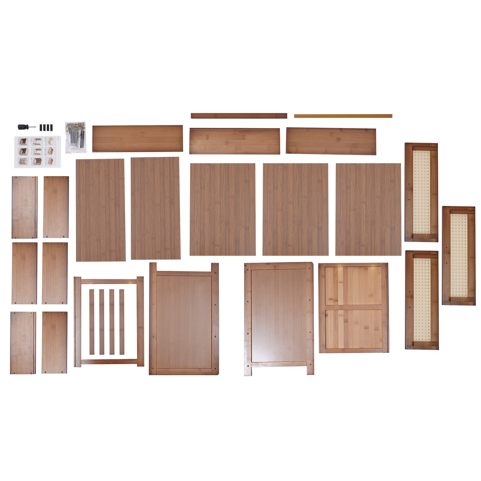 Nightstand Storage Cabinet & 3-Drawer Bedroom Bedside End Table Furniture NEW