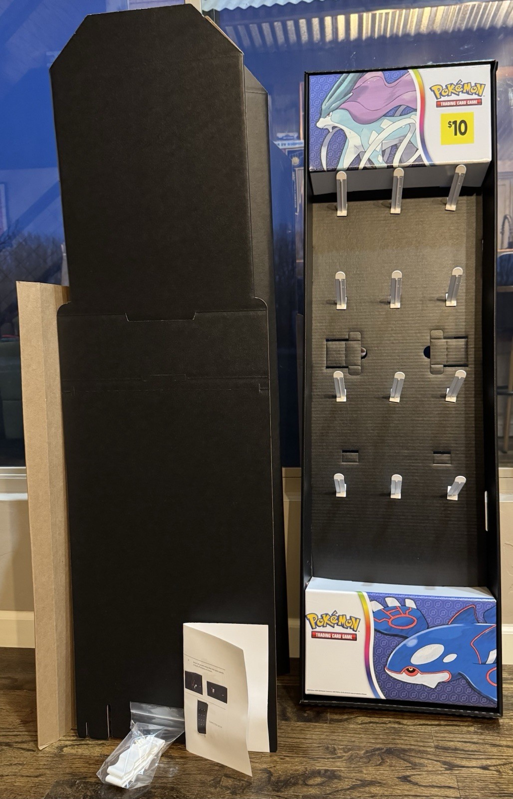 POKÉMON SUICUNE KYOGRE CARDBOARD RETAIL/STORE DISPLAY SHIPPER w/STAND NEW UNUSED