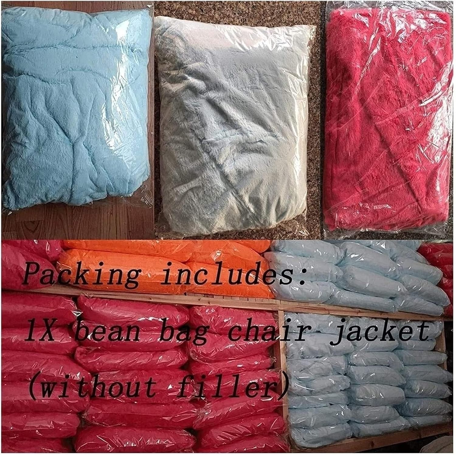 Bean Bag,Big Huge Giant Bean Bag Chair for Adults, (No Filler) Bean Bag Chair