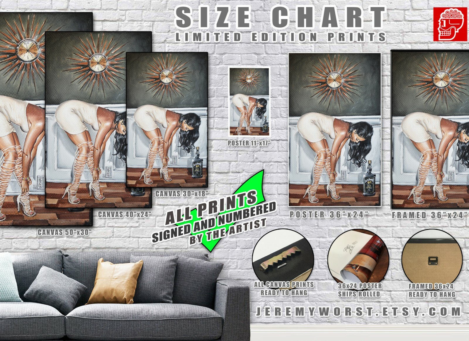 JEREMY WORST R2PIMP2 Cosplay Art r2d2 Princess leia Poster Canvas Sexy Star Wars