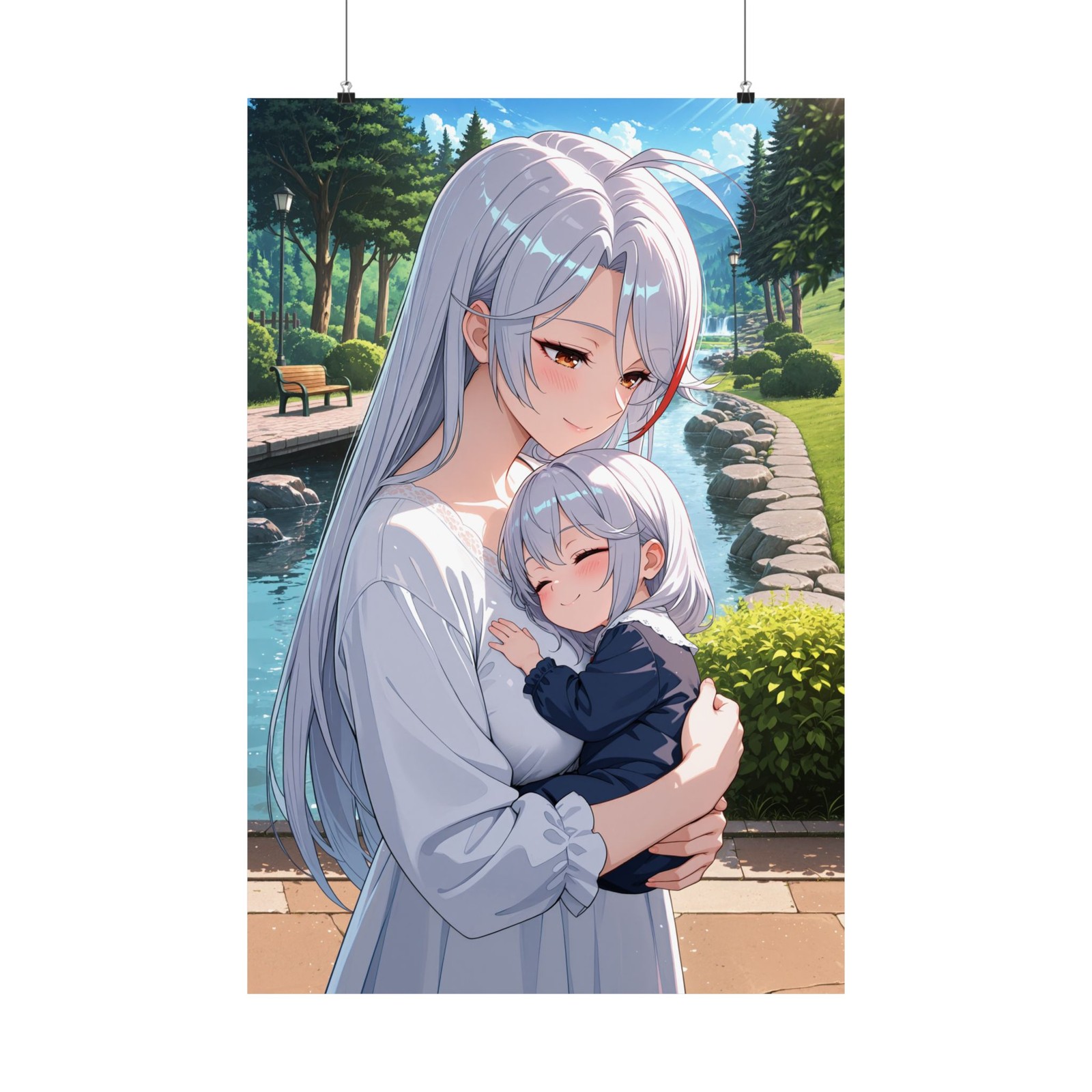 Prinz Eugen Azur Lane Anime Girl Motherhood Wall Poster